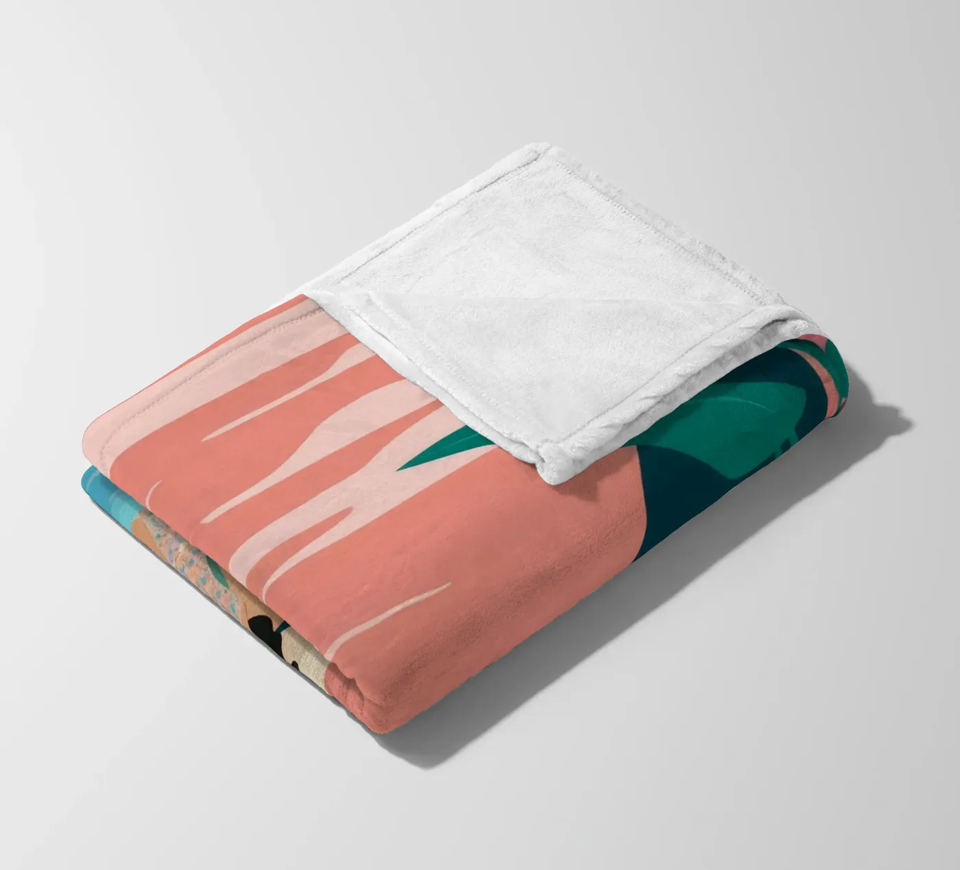 Sunset Poolside Solitude Fleecedecke von Stone Patina