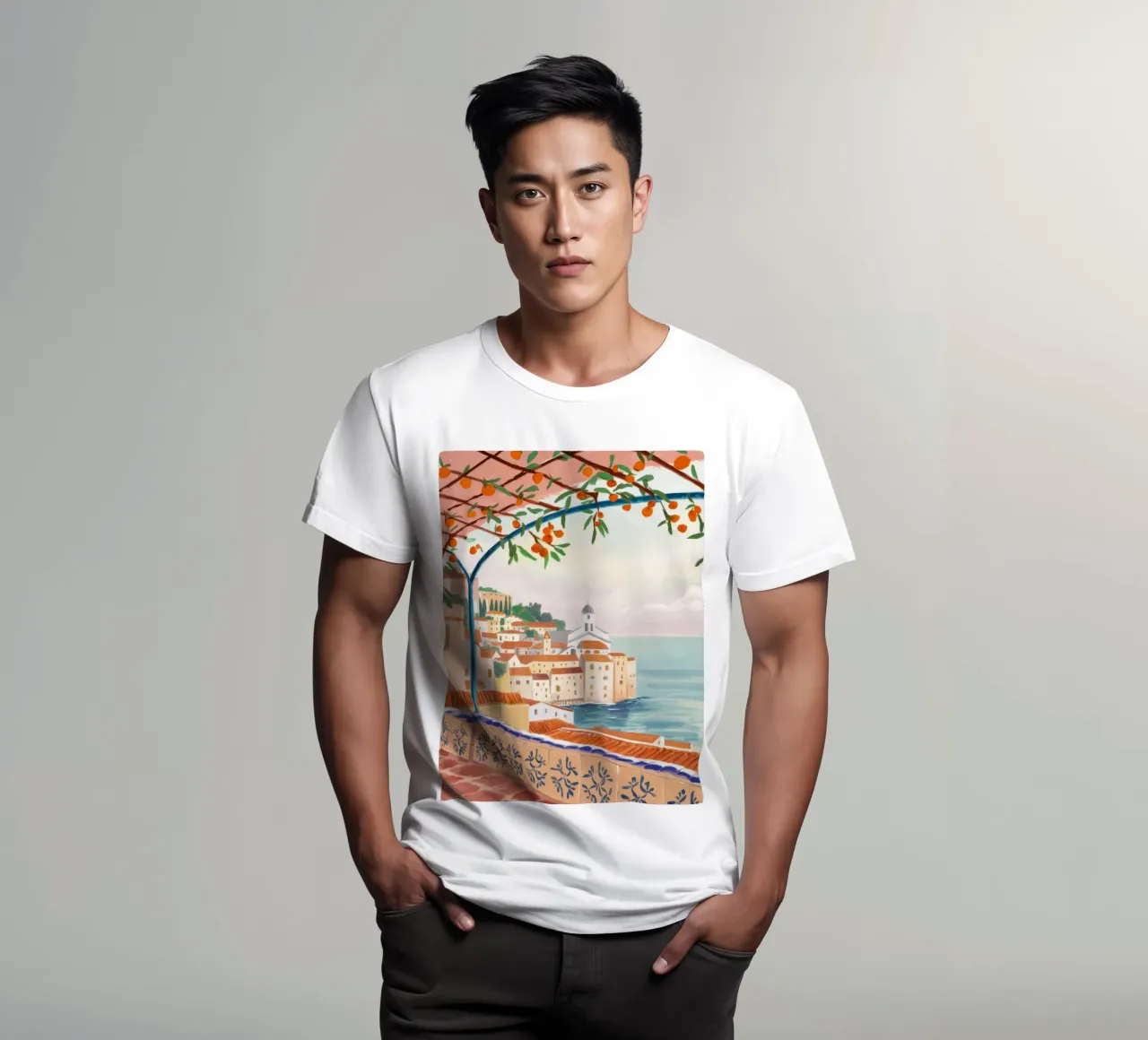 Terrace Harvest Horizon t-shirt by Jasper Rune