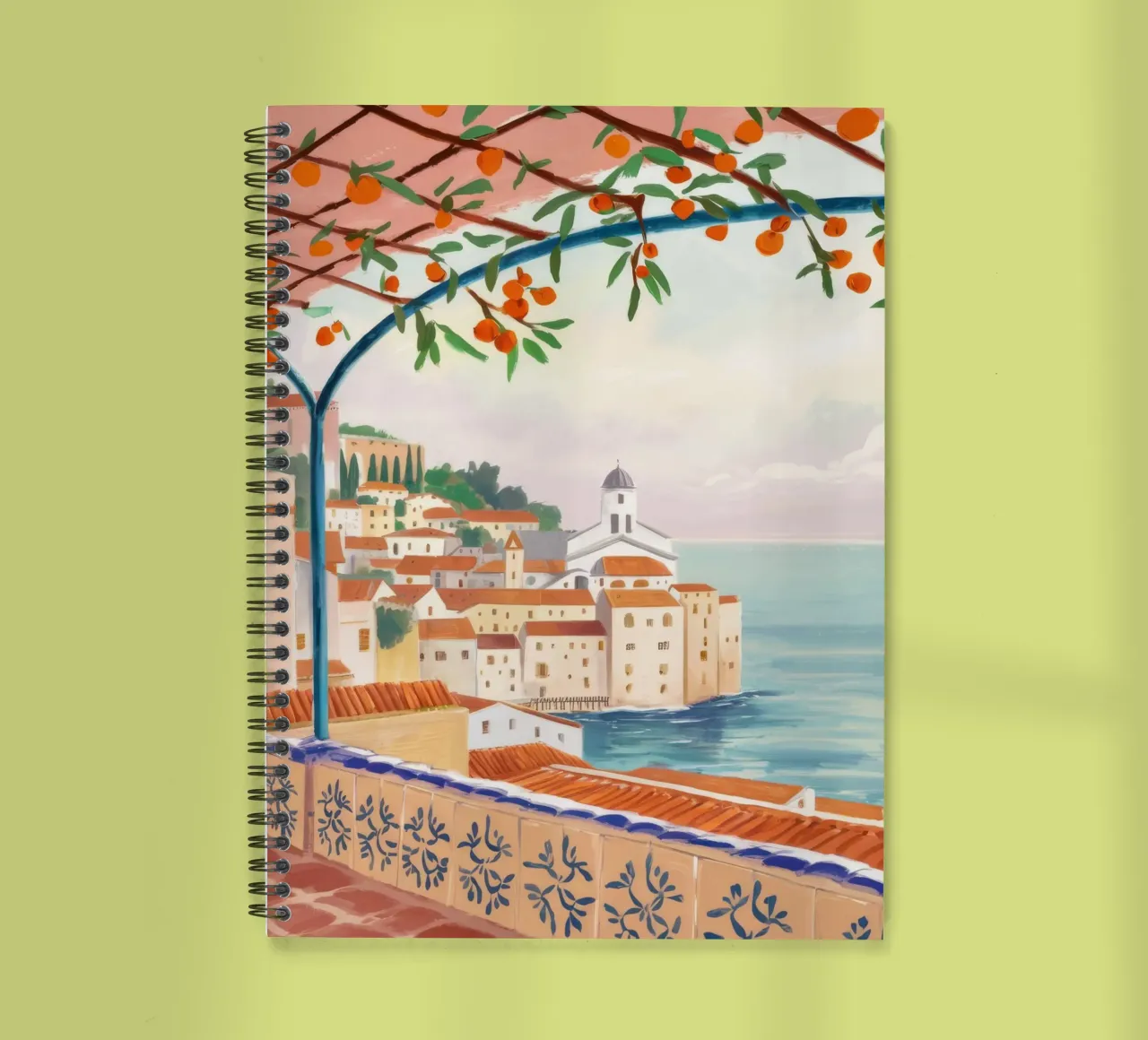 Terrace Harvest Horizon spiral notebook by Jasper Rune