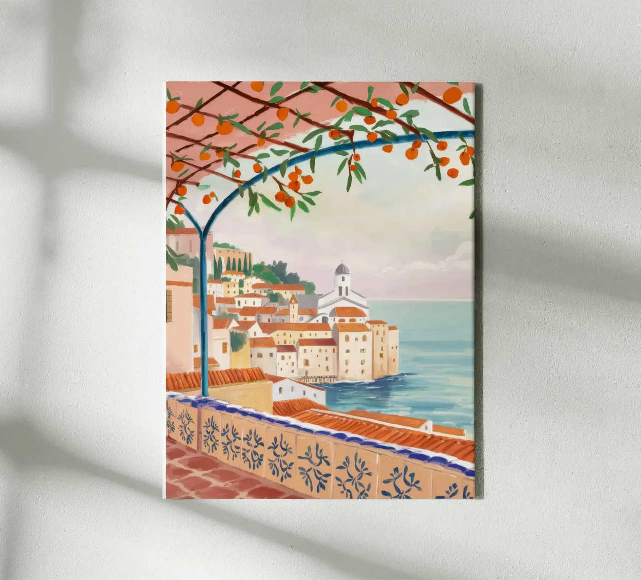 Terrazza Harvest Horizon tela con Cornice a cassetta da Jasper Rune