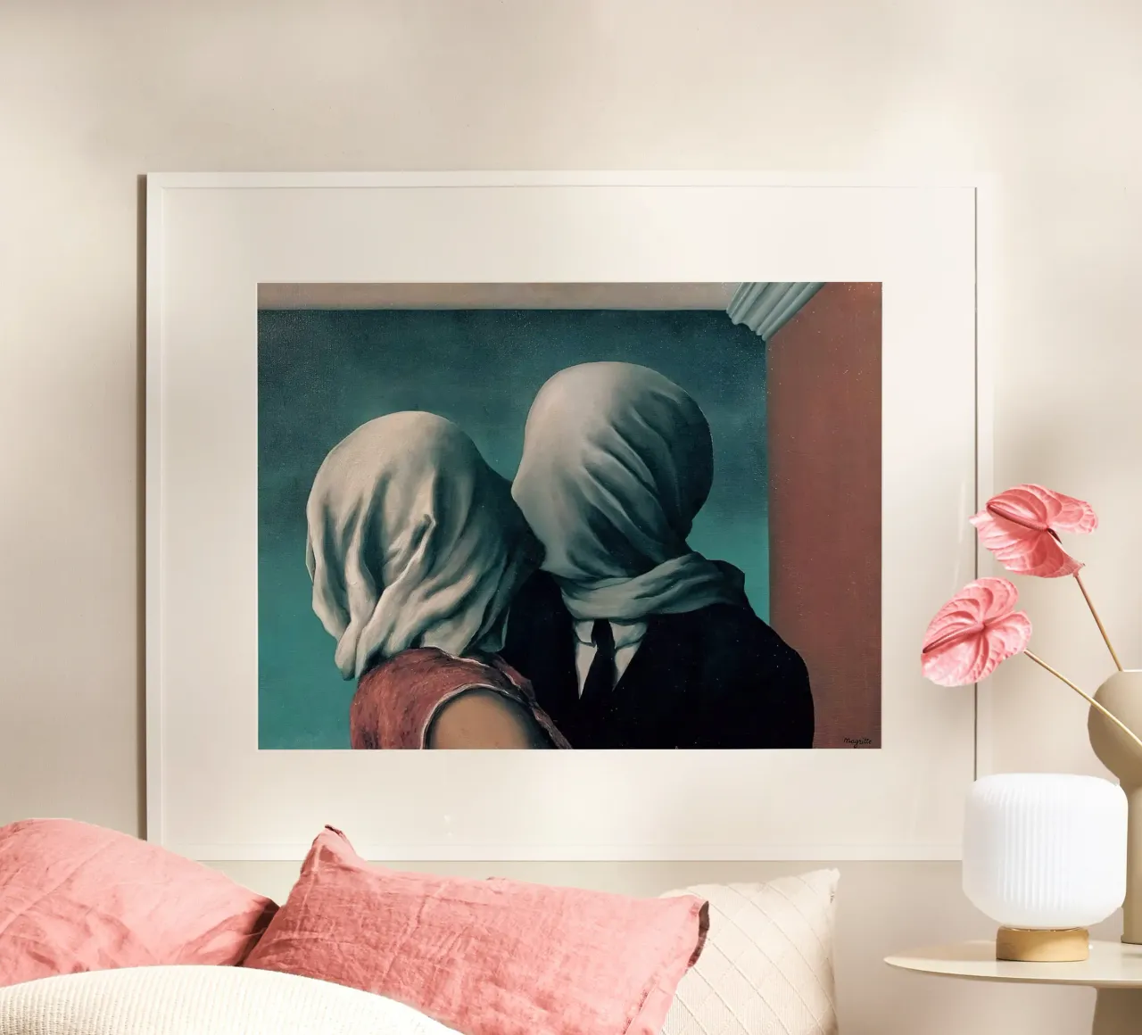 Gli amanti poster con telaio in plastica da aaron Shop