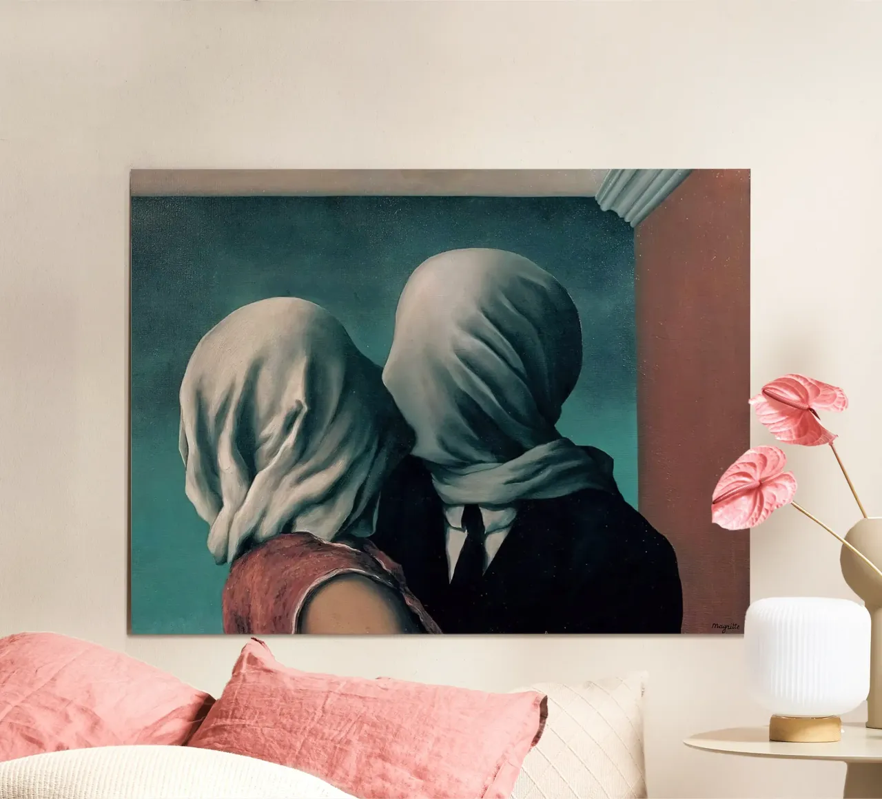 Gli amanti poster con telaio in plastica da aaron Shop