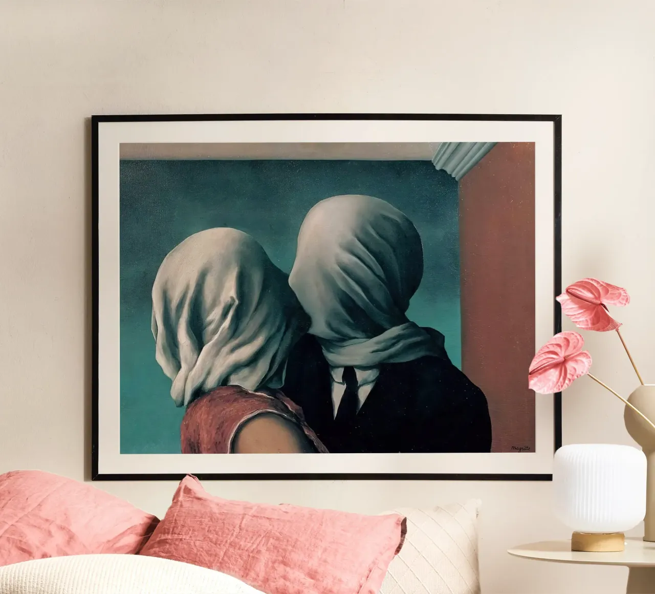 Gli amanti poster con telaio in plastica da aaron Shop