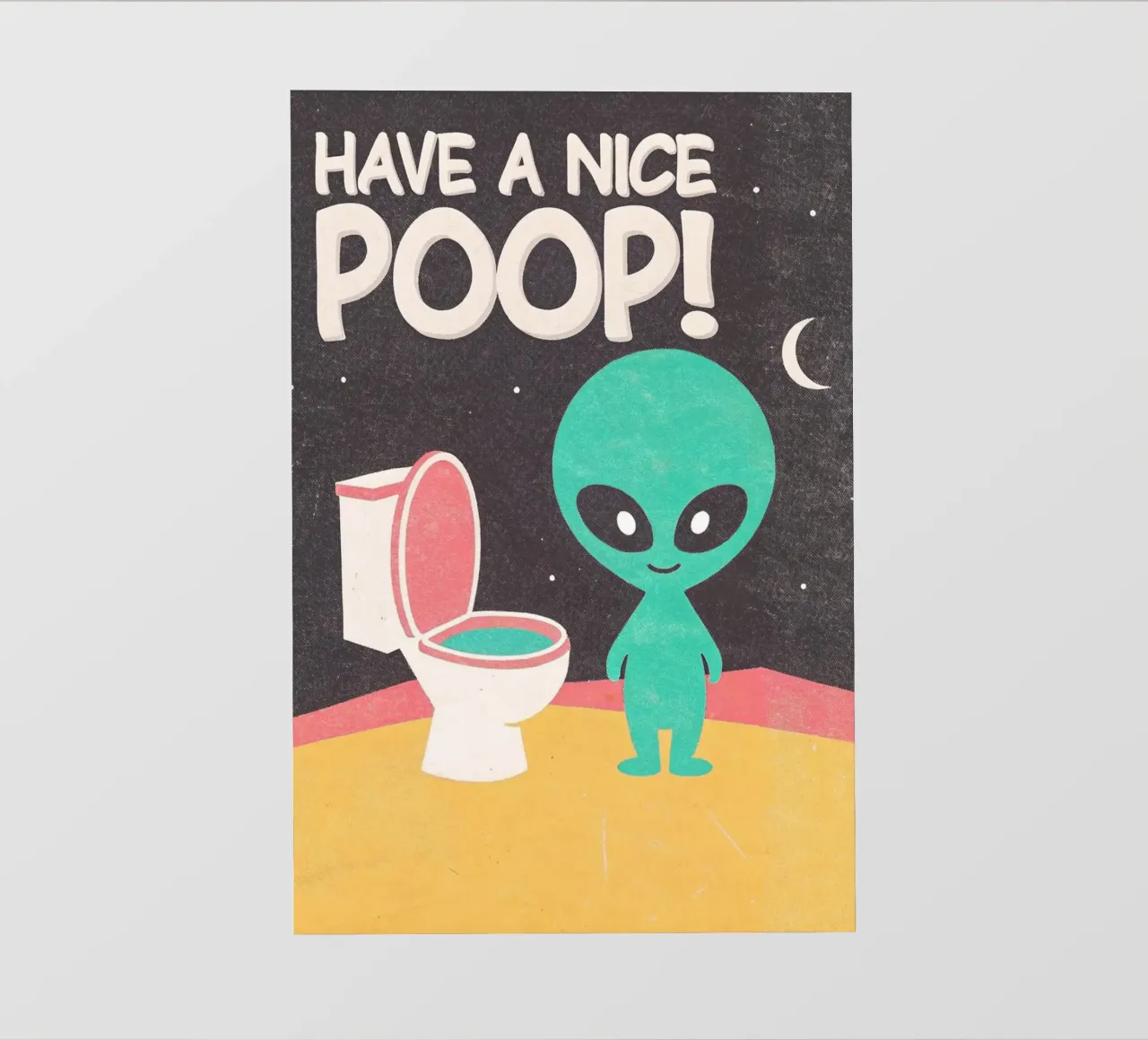 alien have a nice poop funny toilet photo wallpaper by ralliness