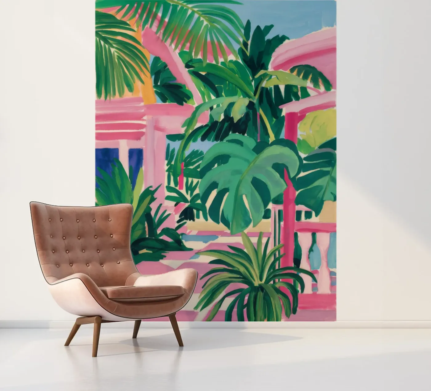 Chic Tropic Tranquility fotobehang van Jasper Rune