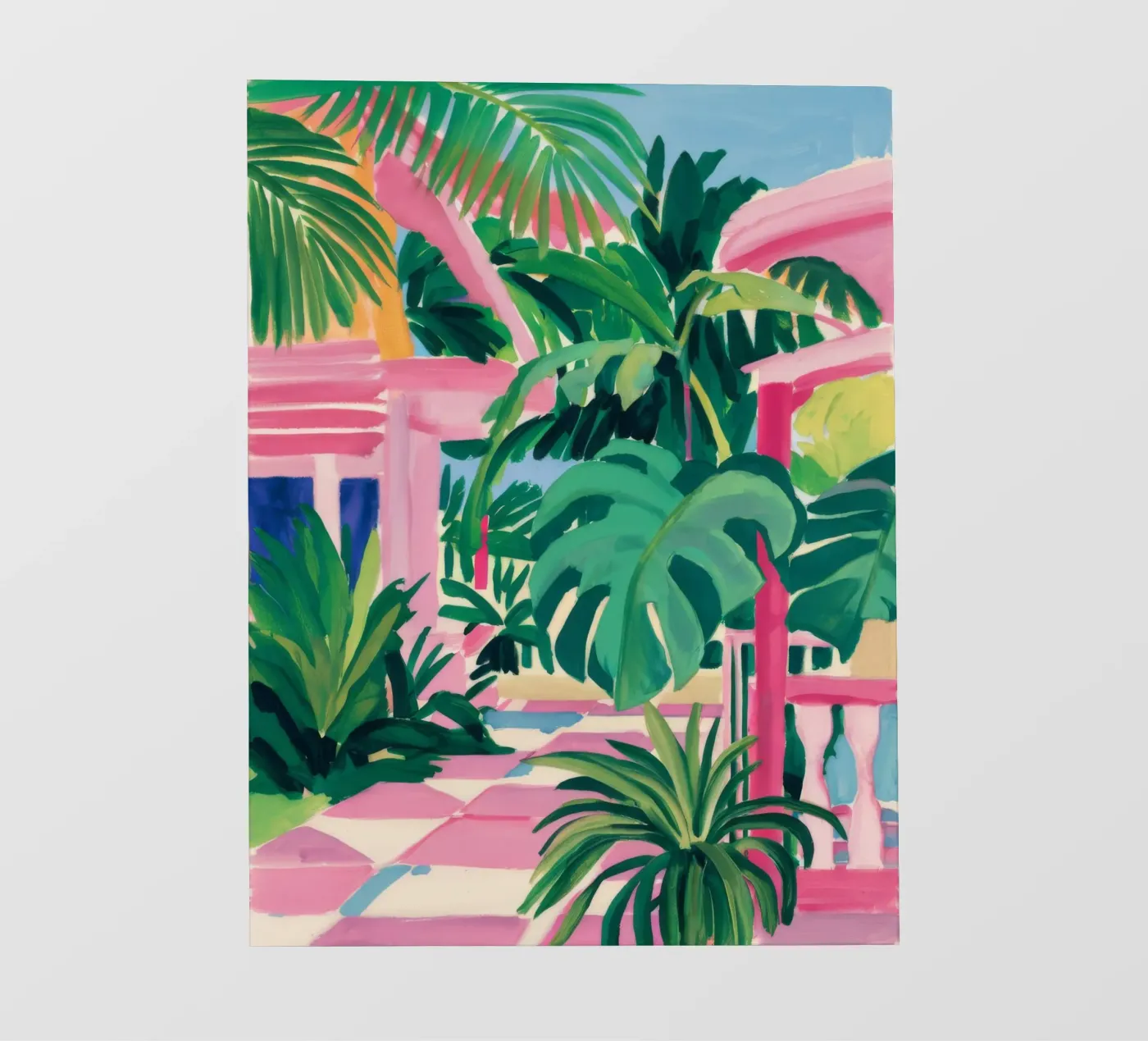 Chic Tropic Tranquility fotobehang van Jasper Rune