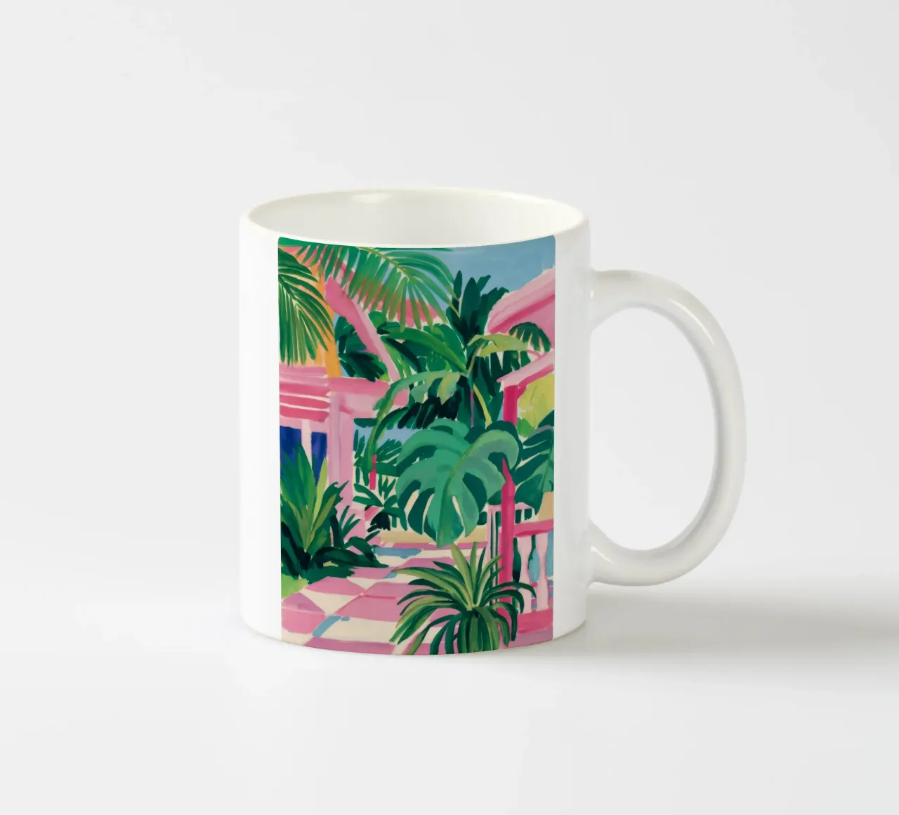 Chic Tropic Tranquility ceramic mug by Jasper Rune