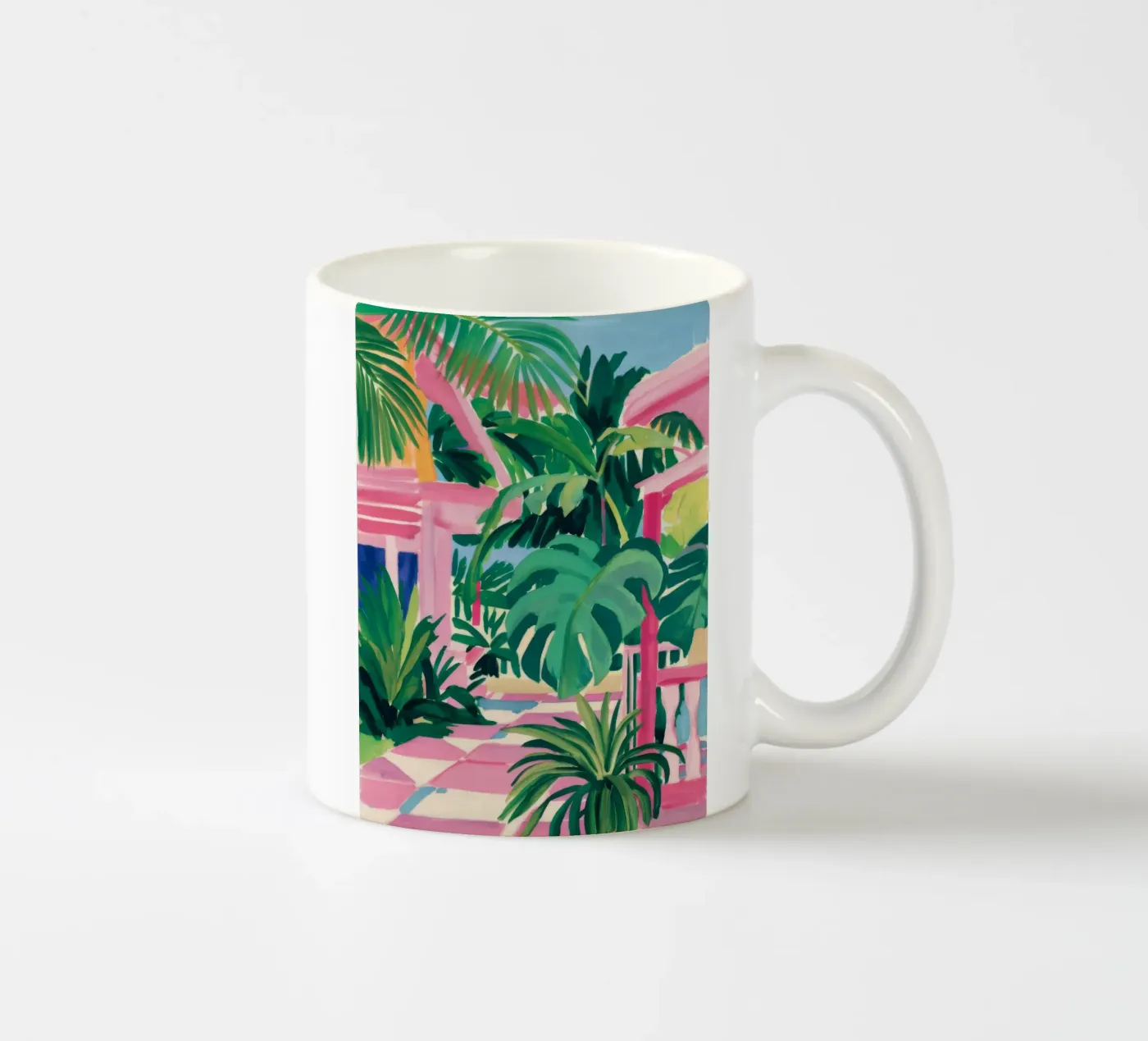 Chic Tropic Tranquility ceramic mug by Jasper Rune
