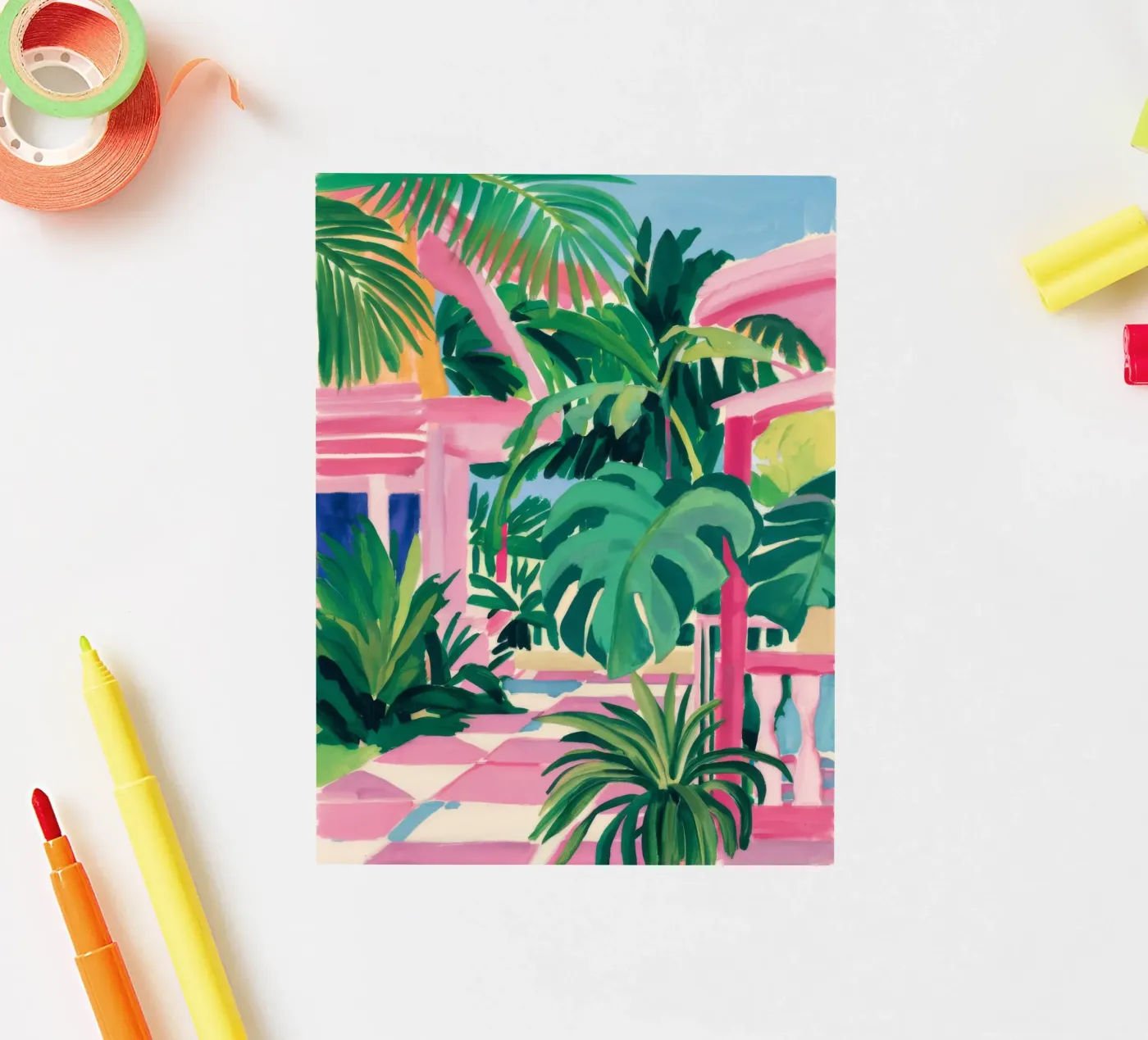 Chic Tropic Tranquility sticker by Jasper Rune