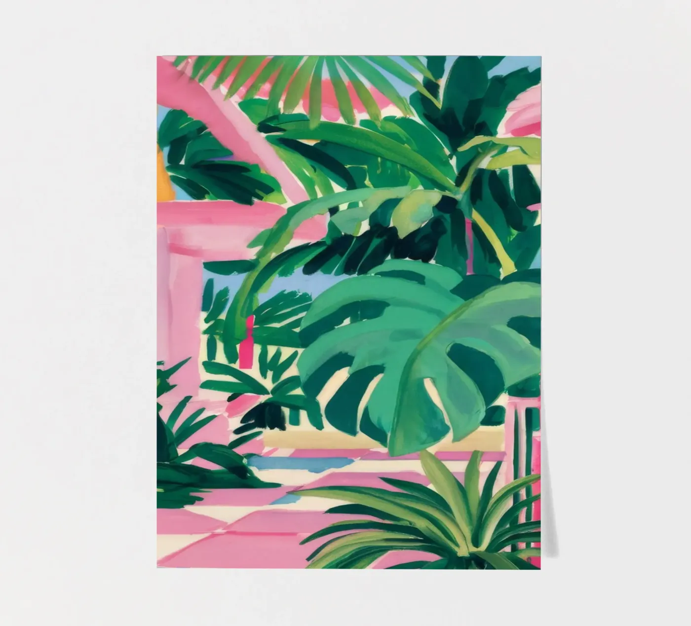 Chic Tropic Tranquility sticker sheet by Jasper Rune