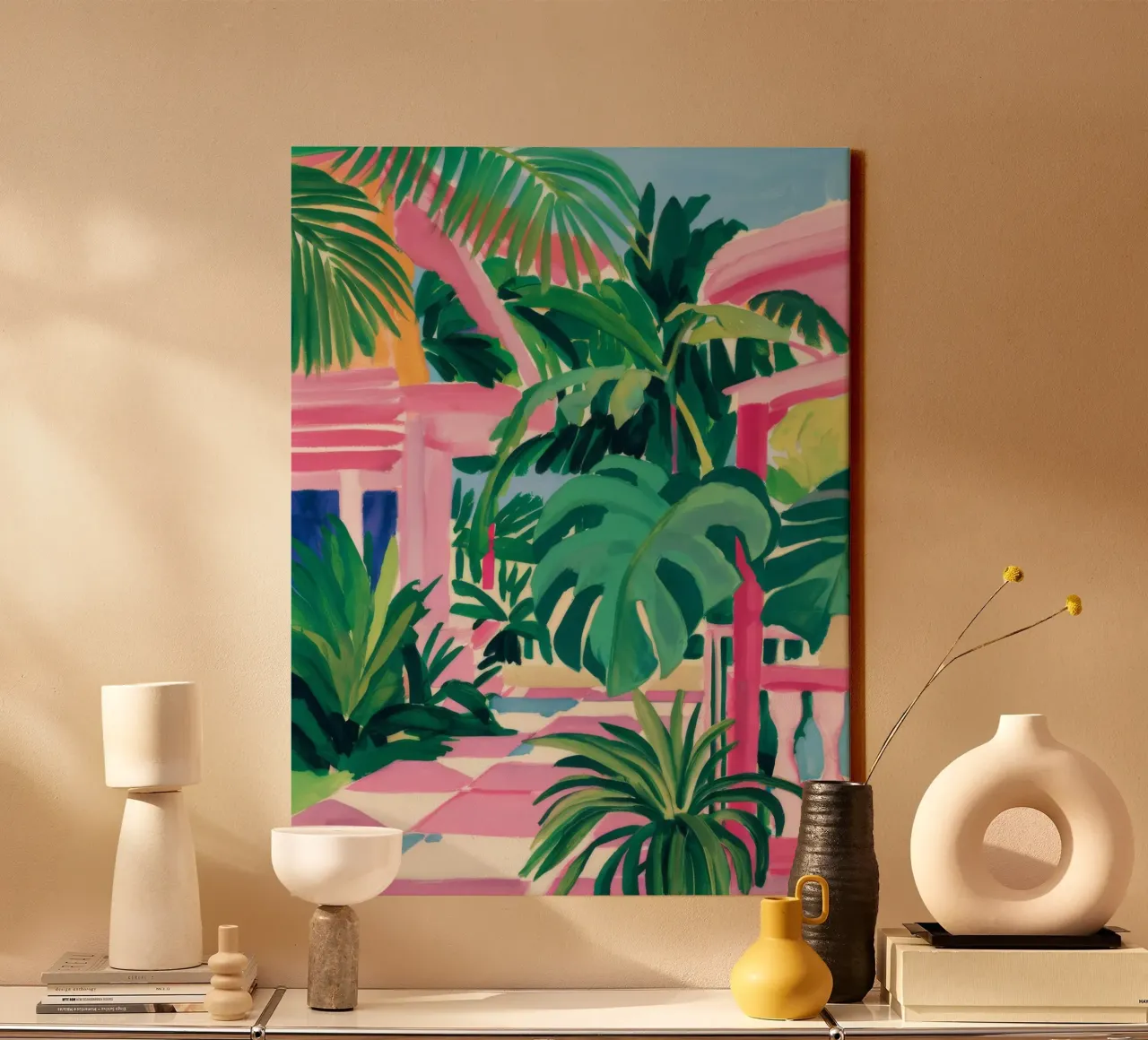 Chic Tropic Tranquility canvas by Jasper Rune