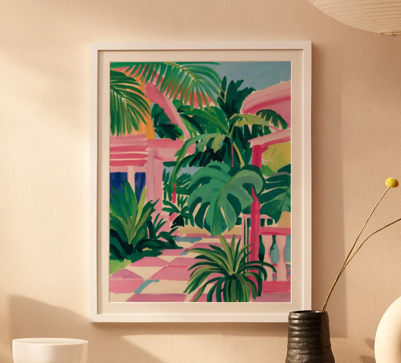 Chic Tropic Tranquility poster by Jasper Rune