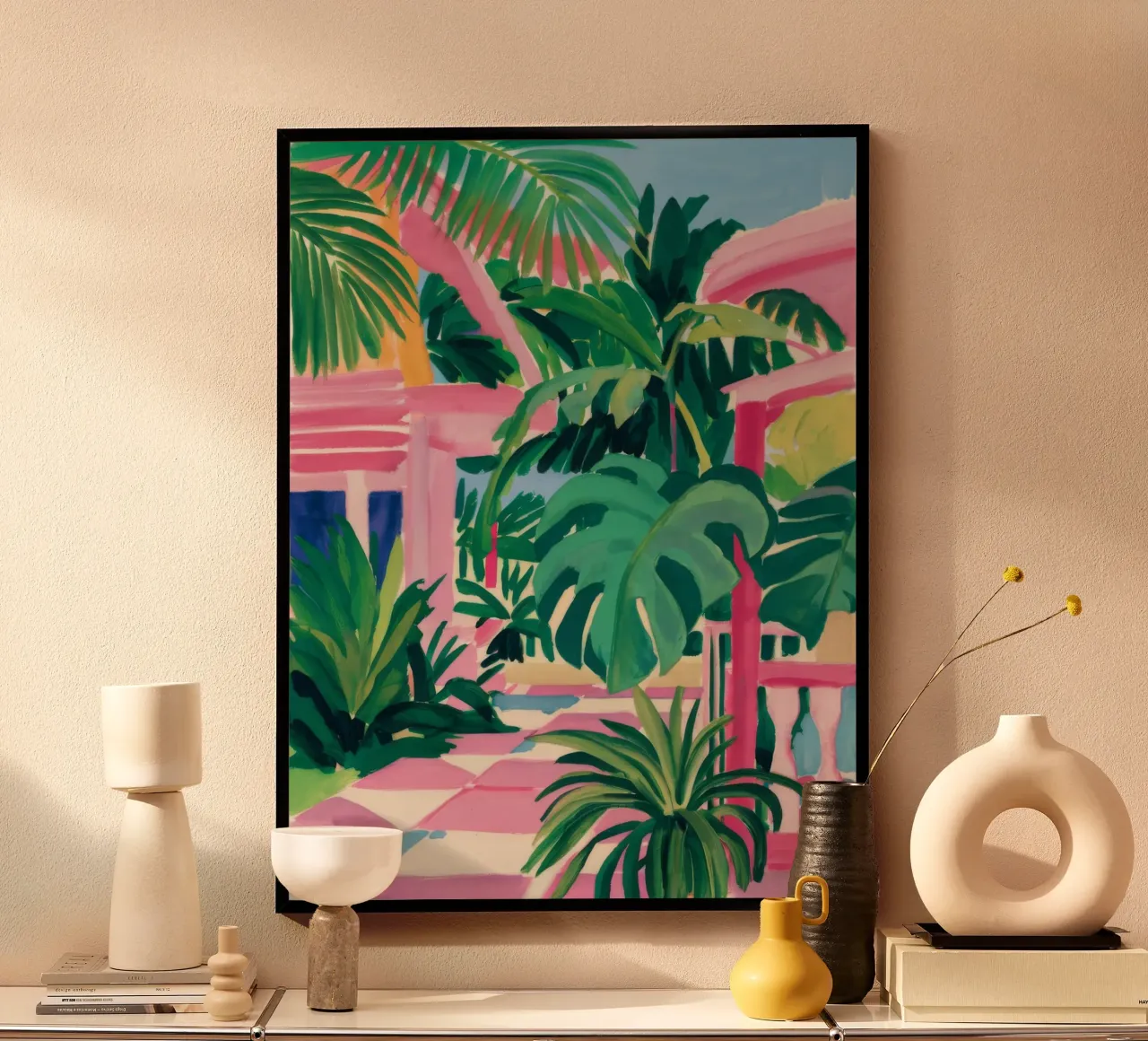 Chic Tropic Tranquility poster by Jasper Rune