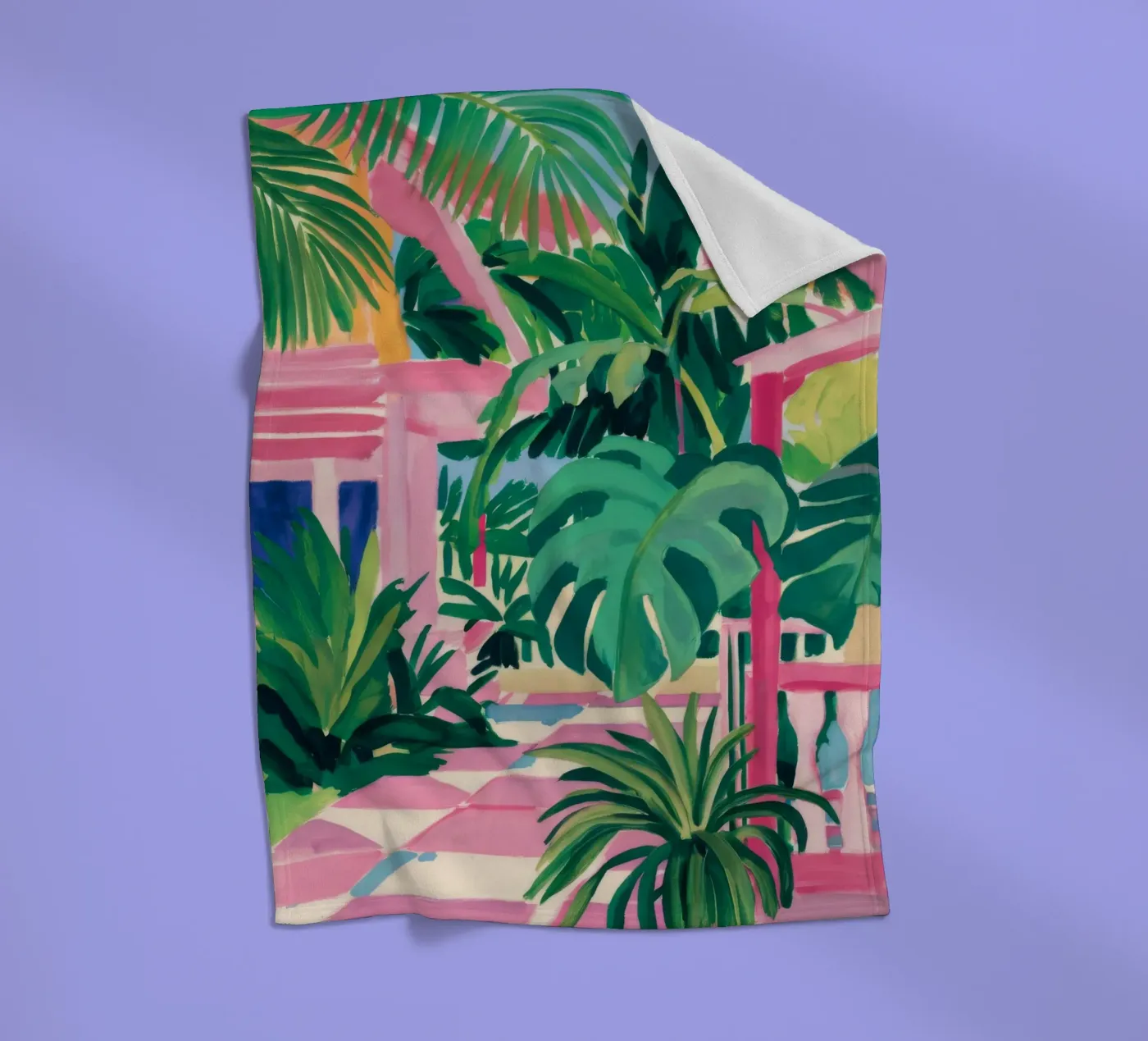 Chic Tropic Tranquility Fleecedecke von Jasper Rune