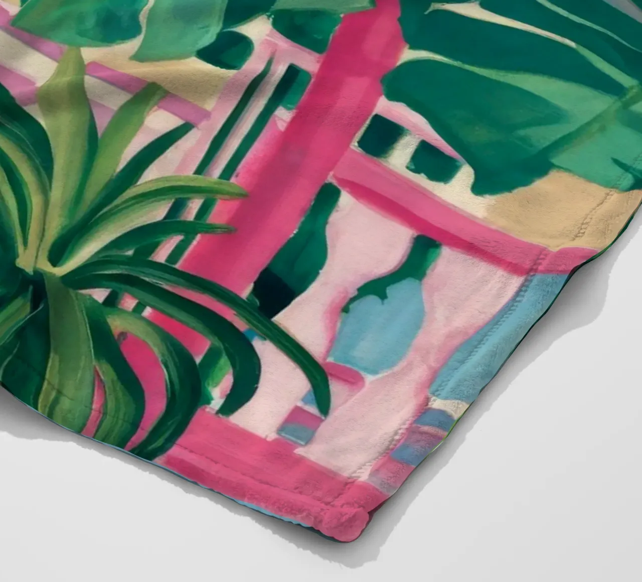 Chic Tropic Tranquility Fleecedecke von Jasper Rune