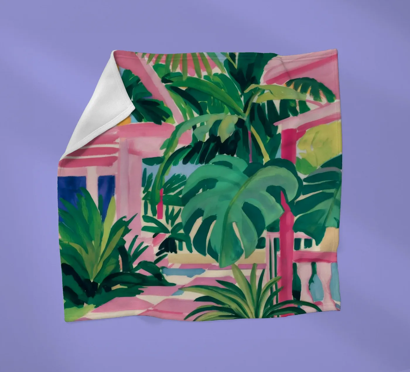 Chic Tropic Tranquility Fleecedecke von Jasper Rune