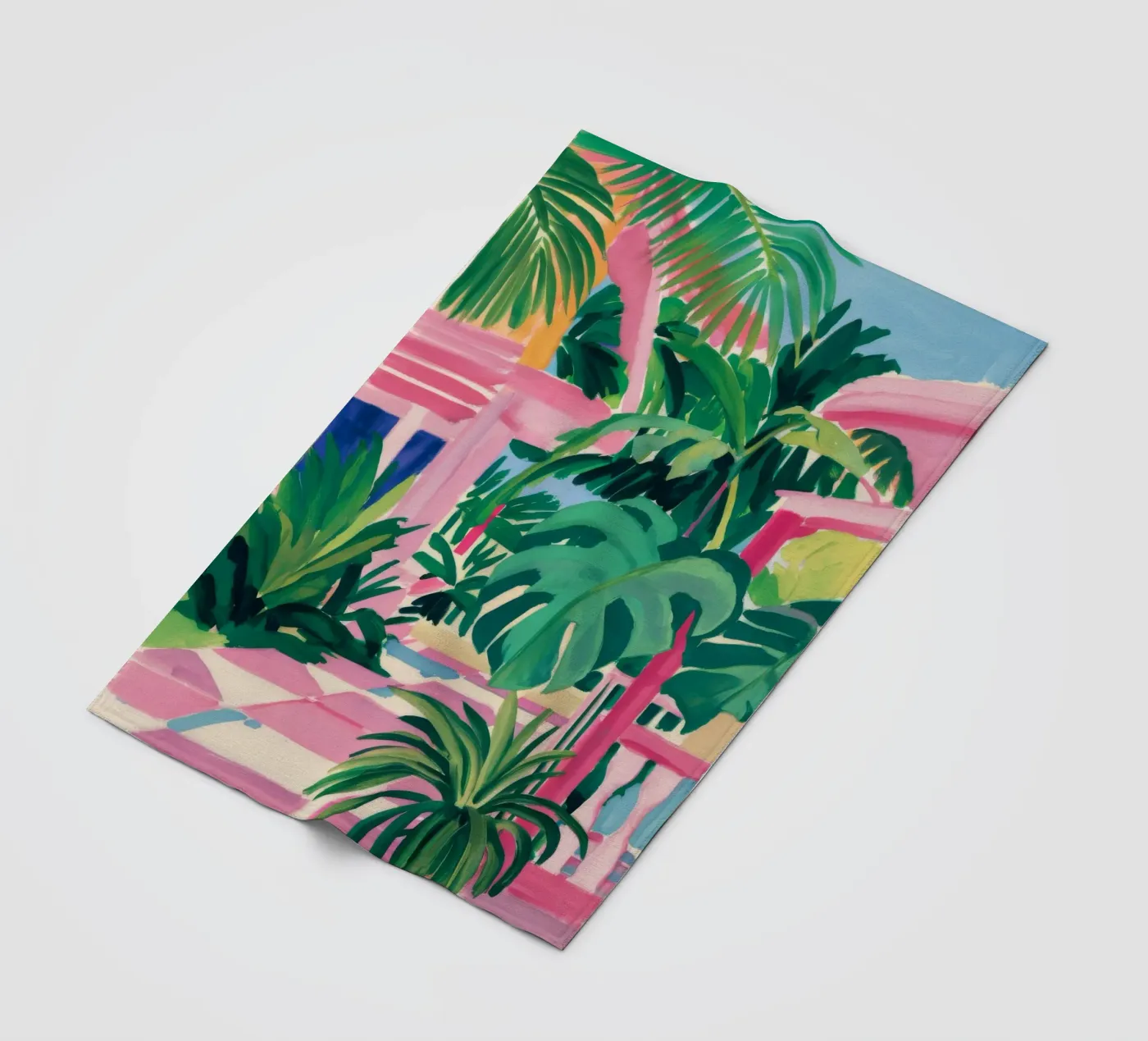 Chic Tropic Tranquility Fleecedecke von Jasper Rune