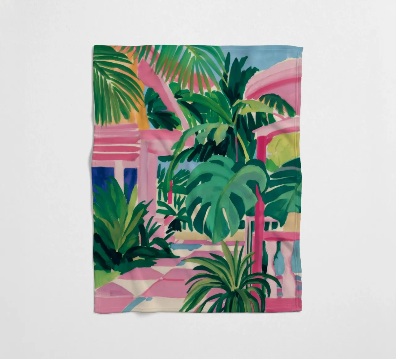 Chic Tropic Tranquility Fleecedecke von Jasper Rune