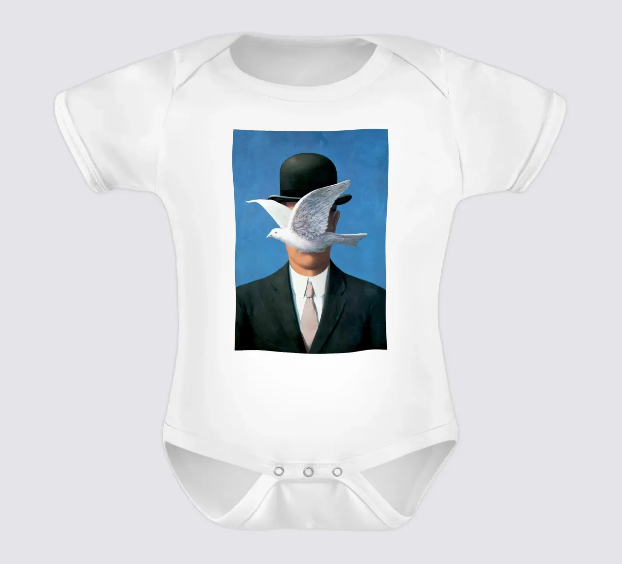 L'uomo con la bombetta body neonato maniche corte da aaron Shop