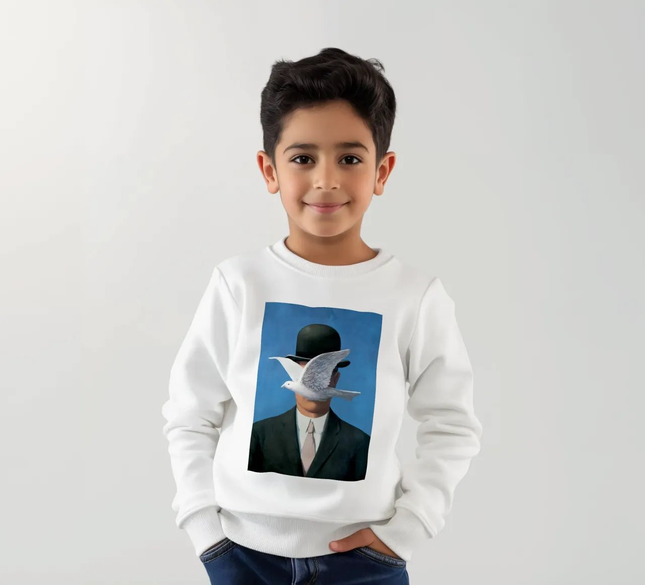 L'uomo con la bombetta felpa bambino da aaron Shop