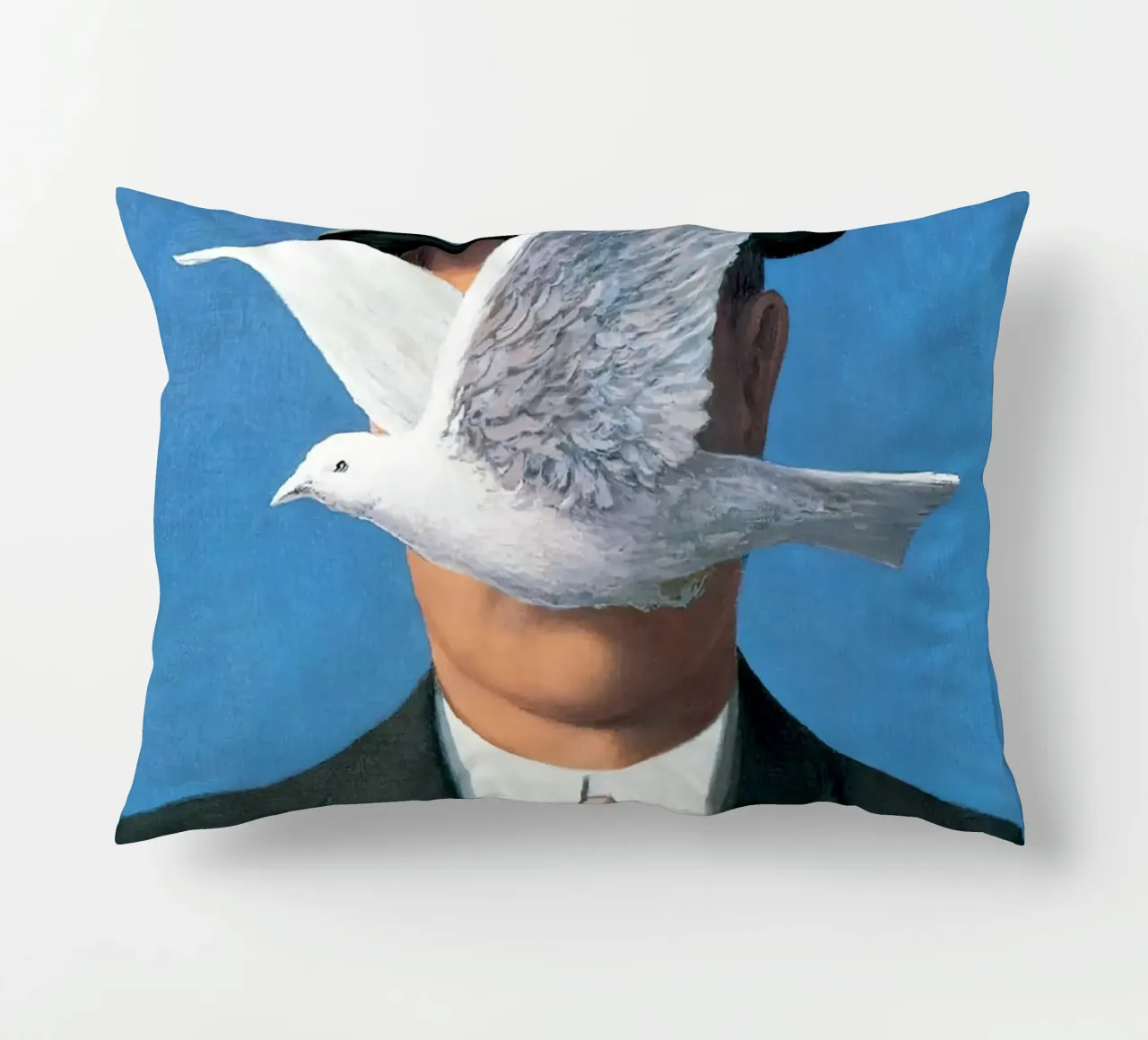 L'uomo con la bombetta cuscino da aaron Shop