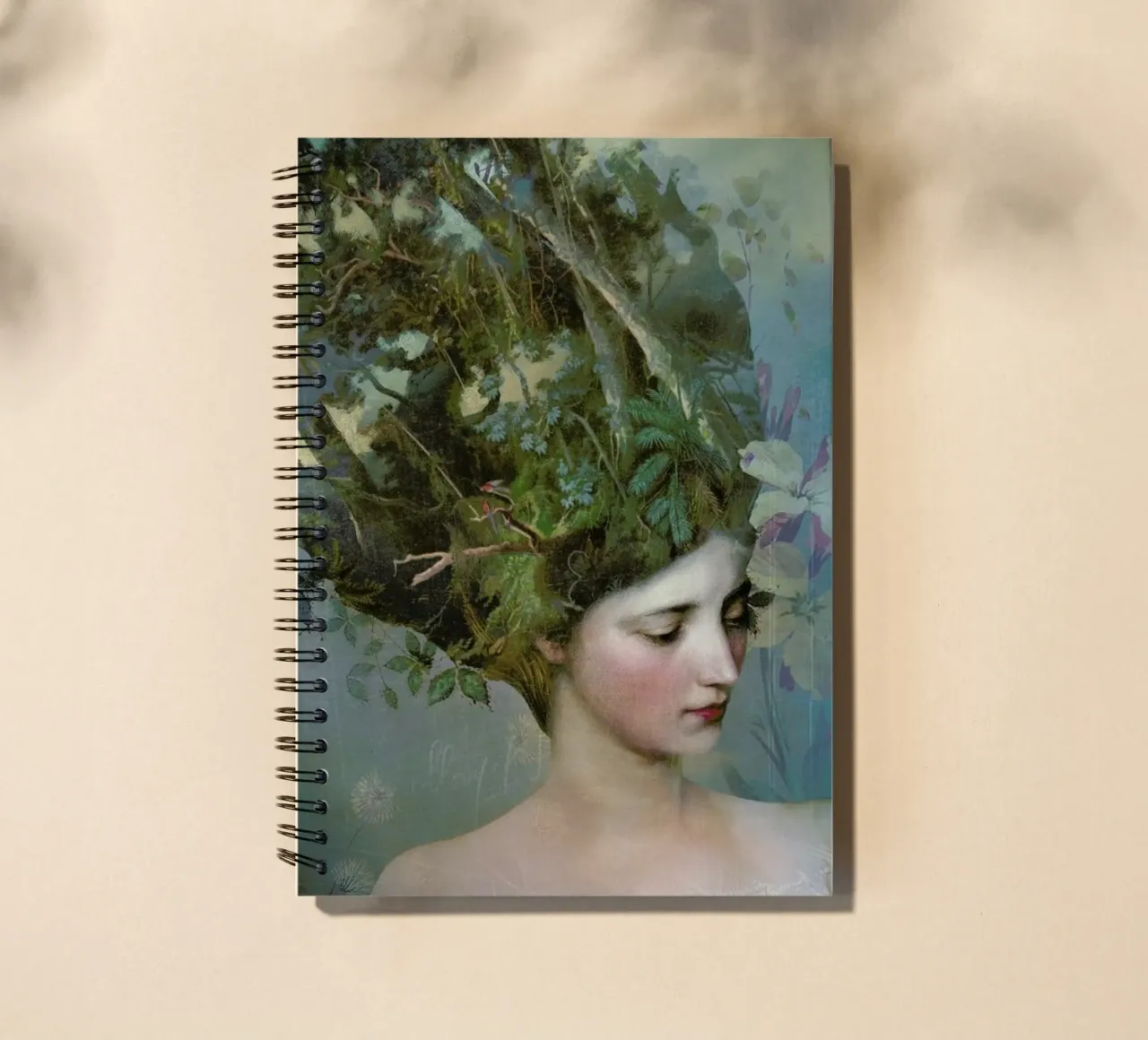 Portrait 17 spiral notebook by Catrin Welz-Stein