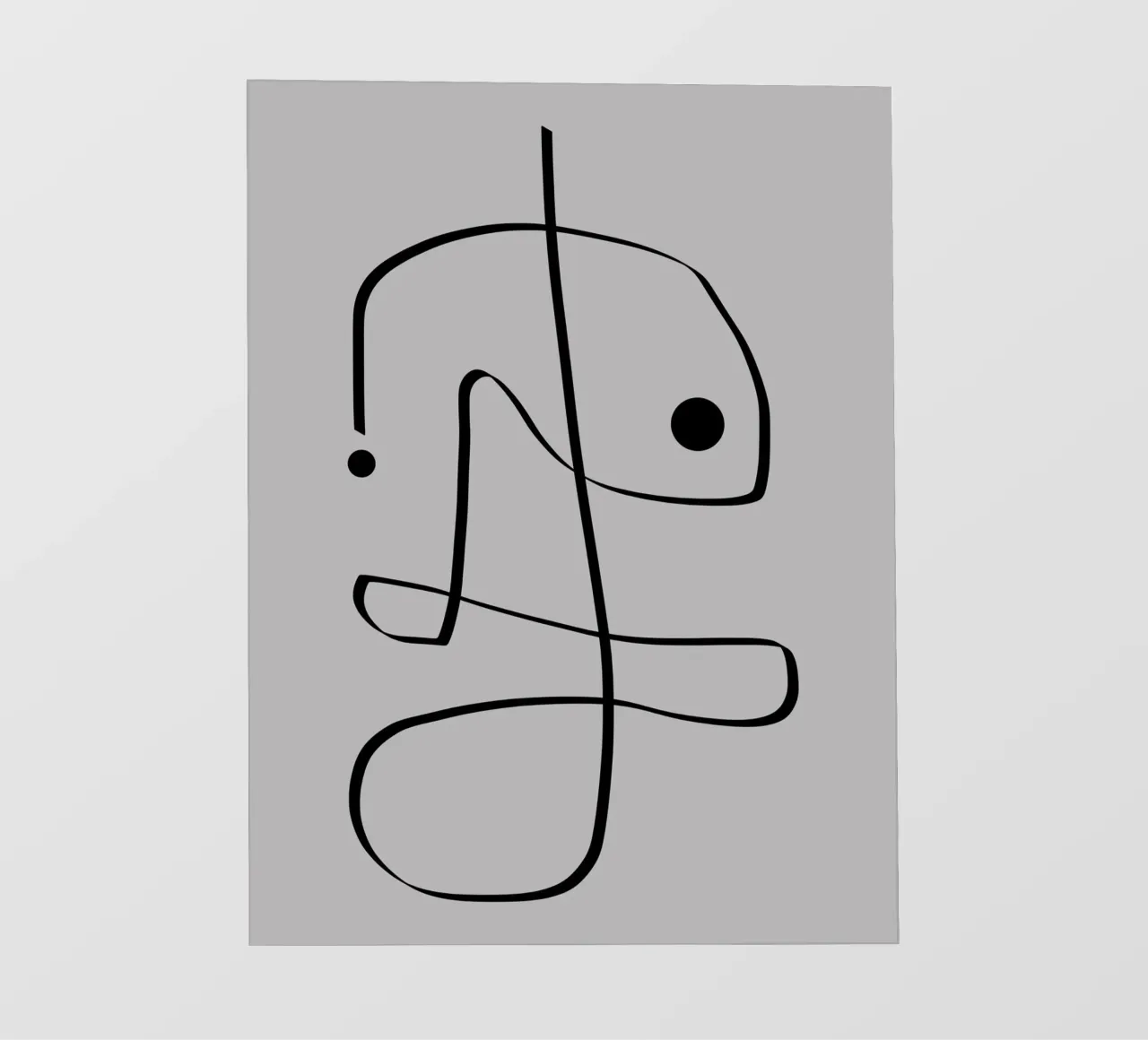 Figure with lines in taupe II pvc cover by Imaginative