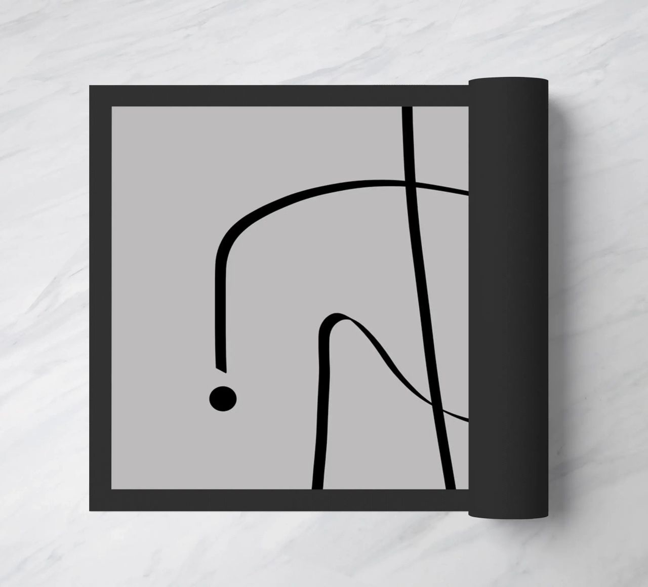 Figure with lines in taupe II zerbino da Imaginative
