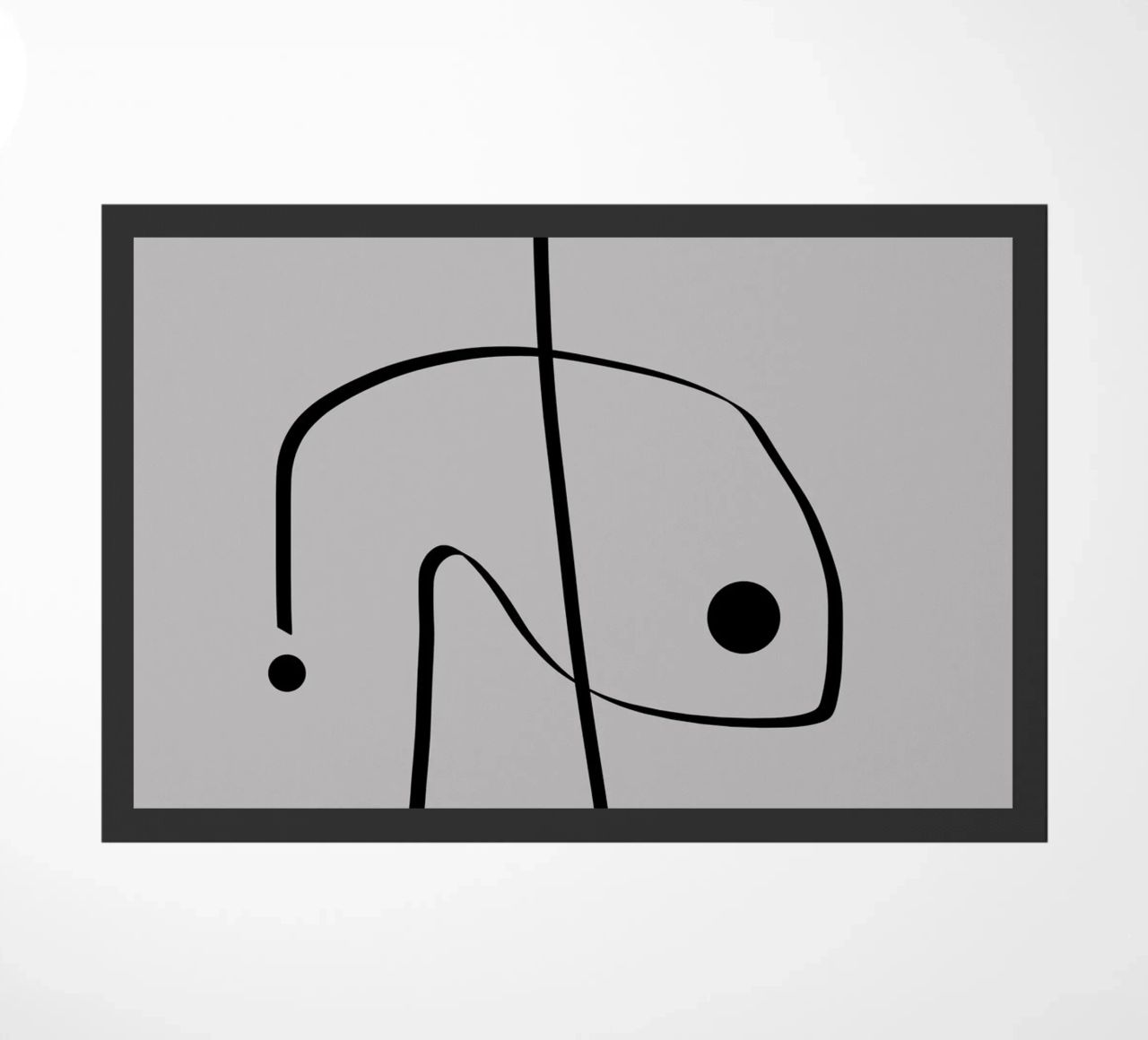 Figure with lines in taupe II zerbino da Imaginative