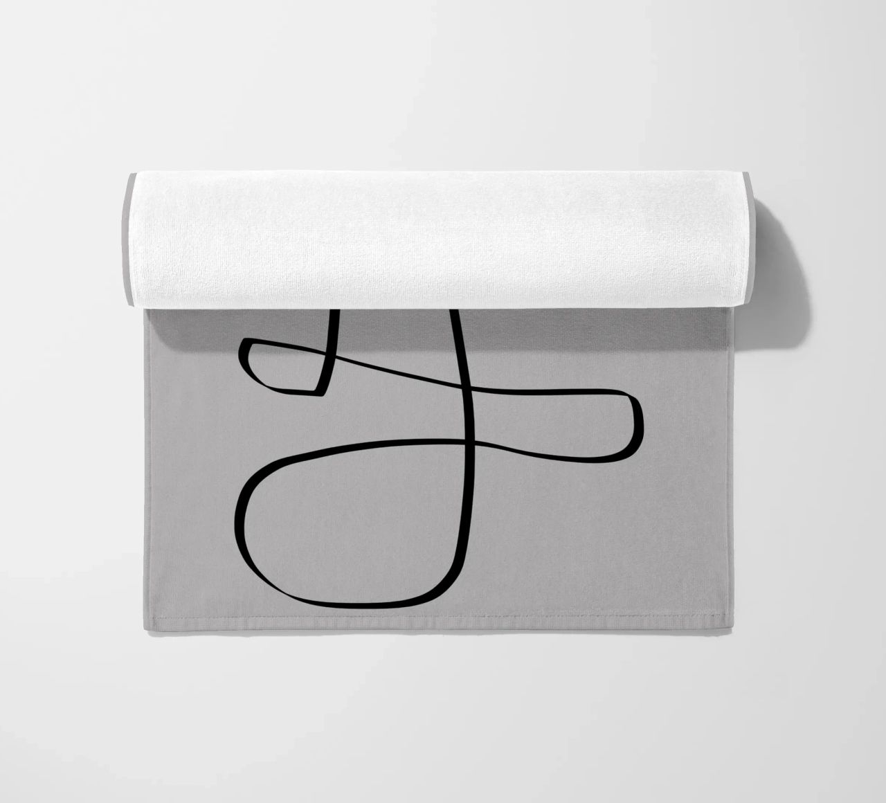 Figure with lines in taupe II telo mare da Imaginative