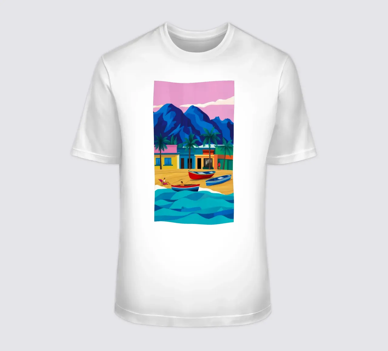Solitudine sulla riva del crepuscolo t-shirt da Jasper Rune
