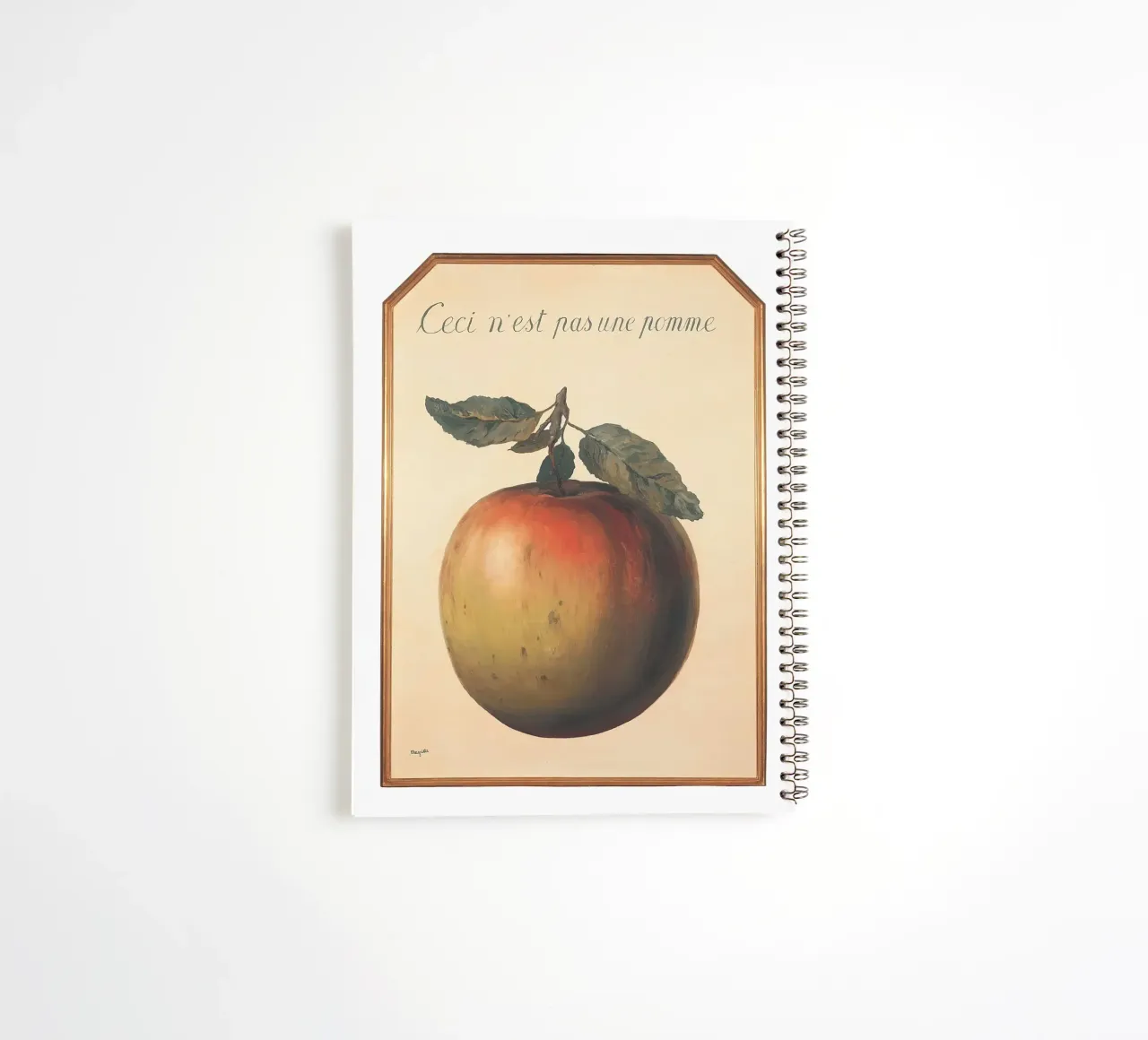 This is not an Apple spiral notebook by aaron Shop