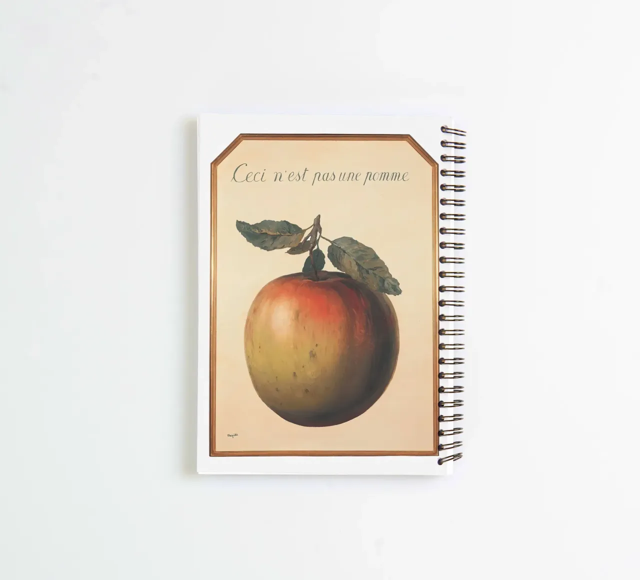This is not an Apple spiral notebook by aaron Shop