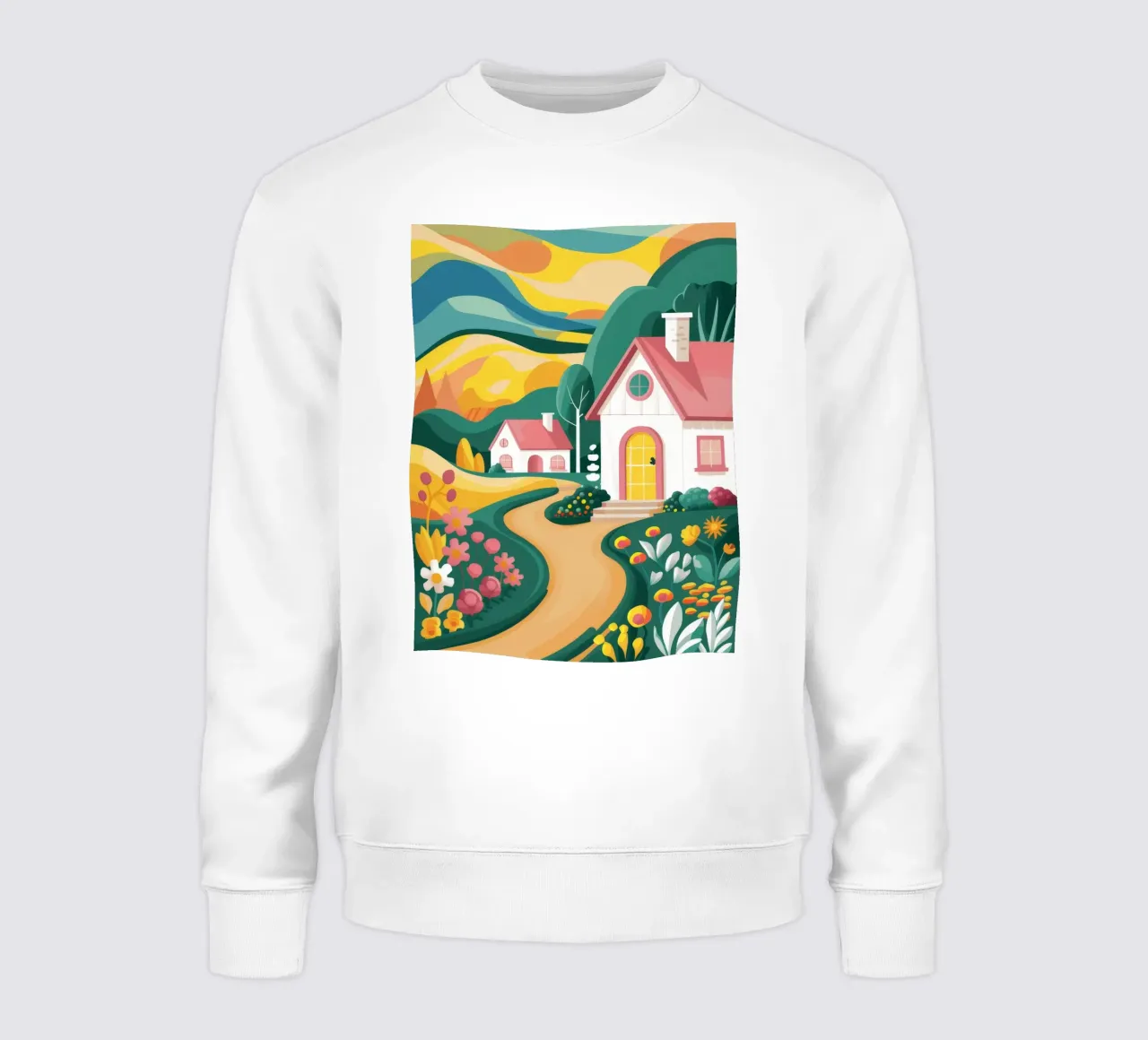 Sentiero dei cottage da sogno felpa da Aurora Muse