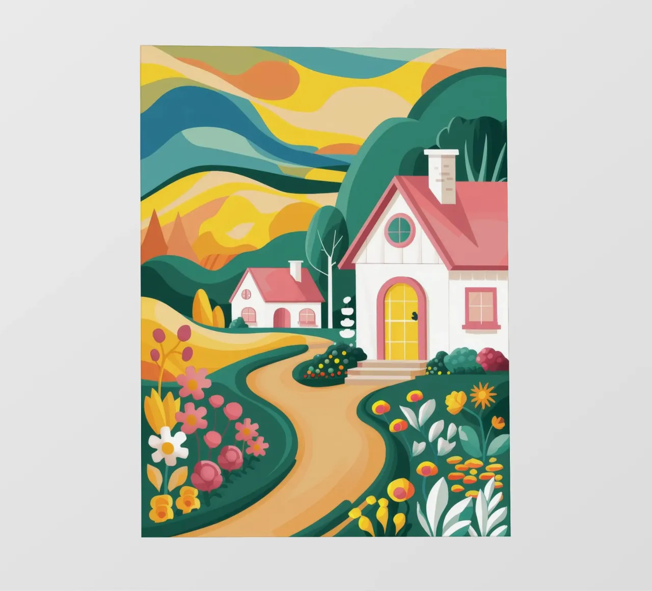 Cottage Path Dream photo wallpaper by Aurora Muse