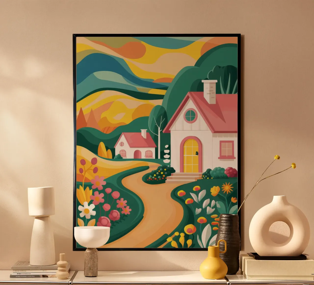 Cottage Path Dream poster by Aurora Muse