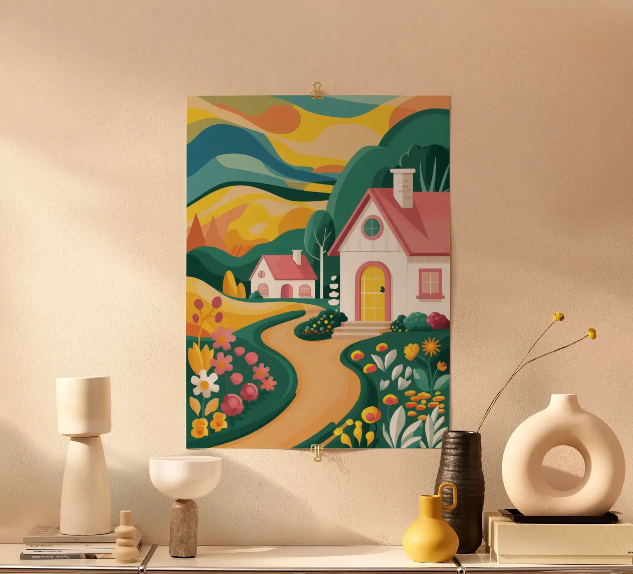 Cottage Path Dream poster by Aurora Muse