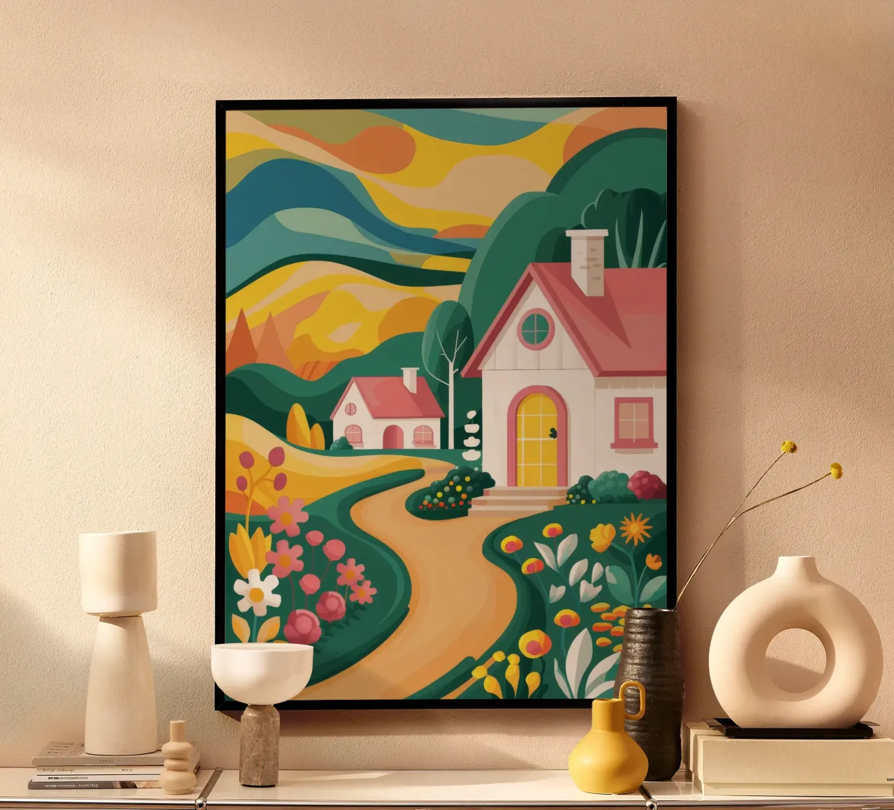 Cottage Path Dream poster by Aurora Muse