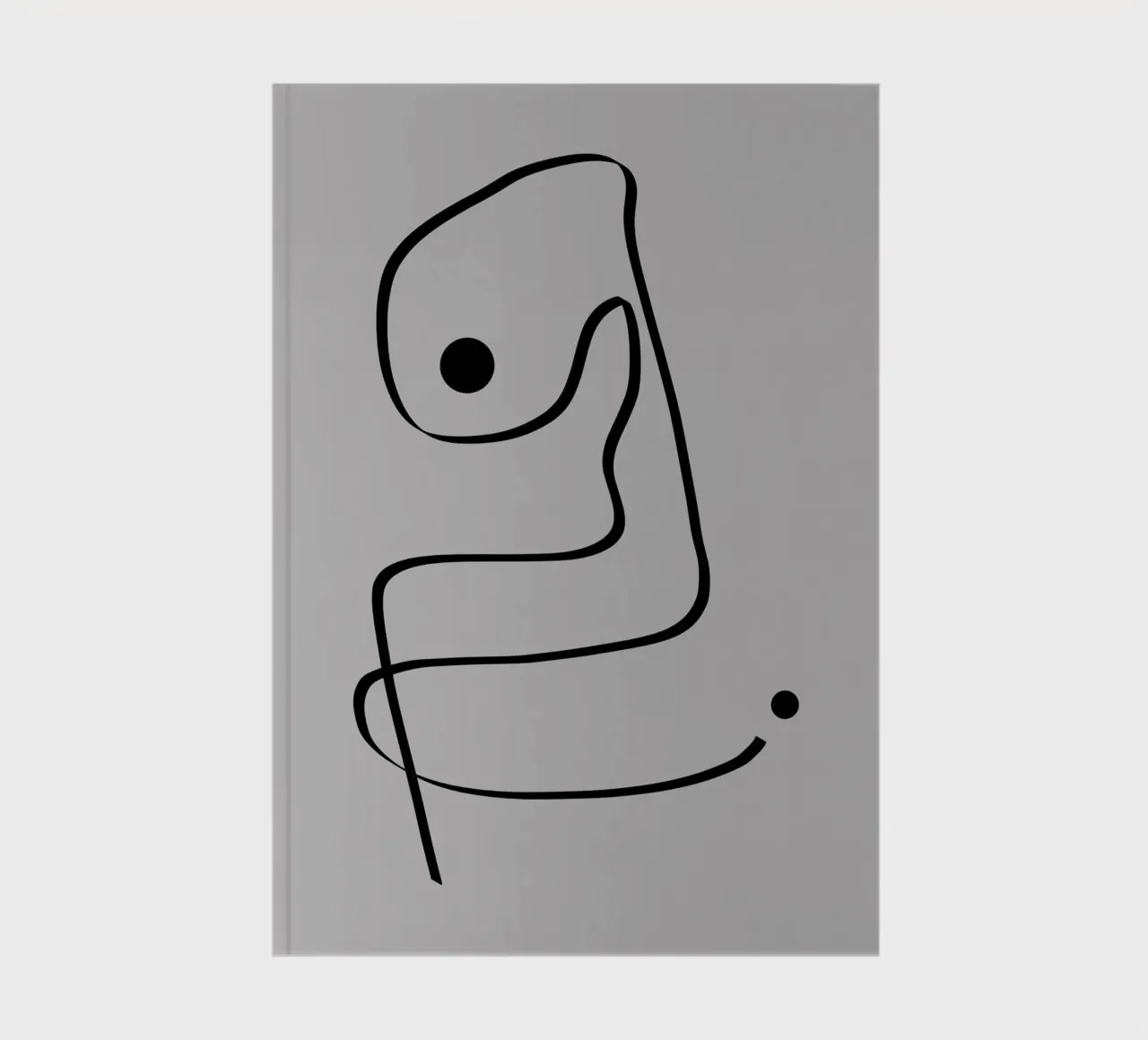 Figure with lines in taupe IV diario da Imaginative
