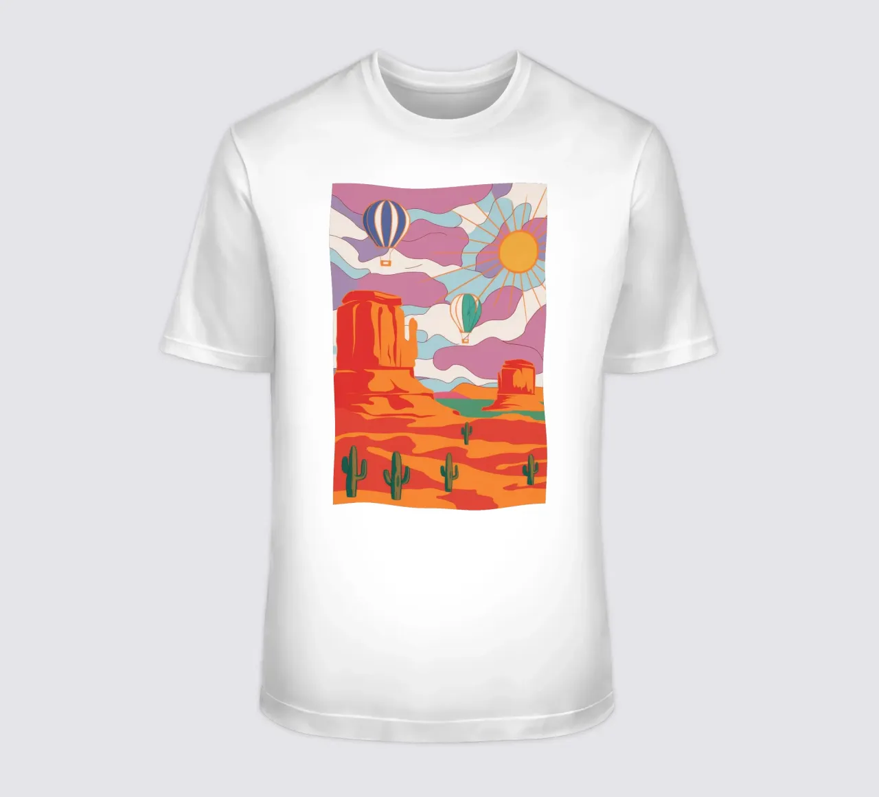 Cactus Mongolfiera Cielo t-shirt da Aurora Muse