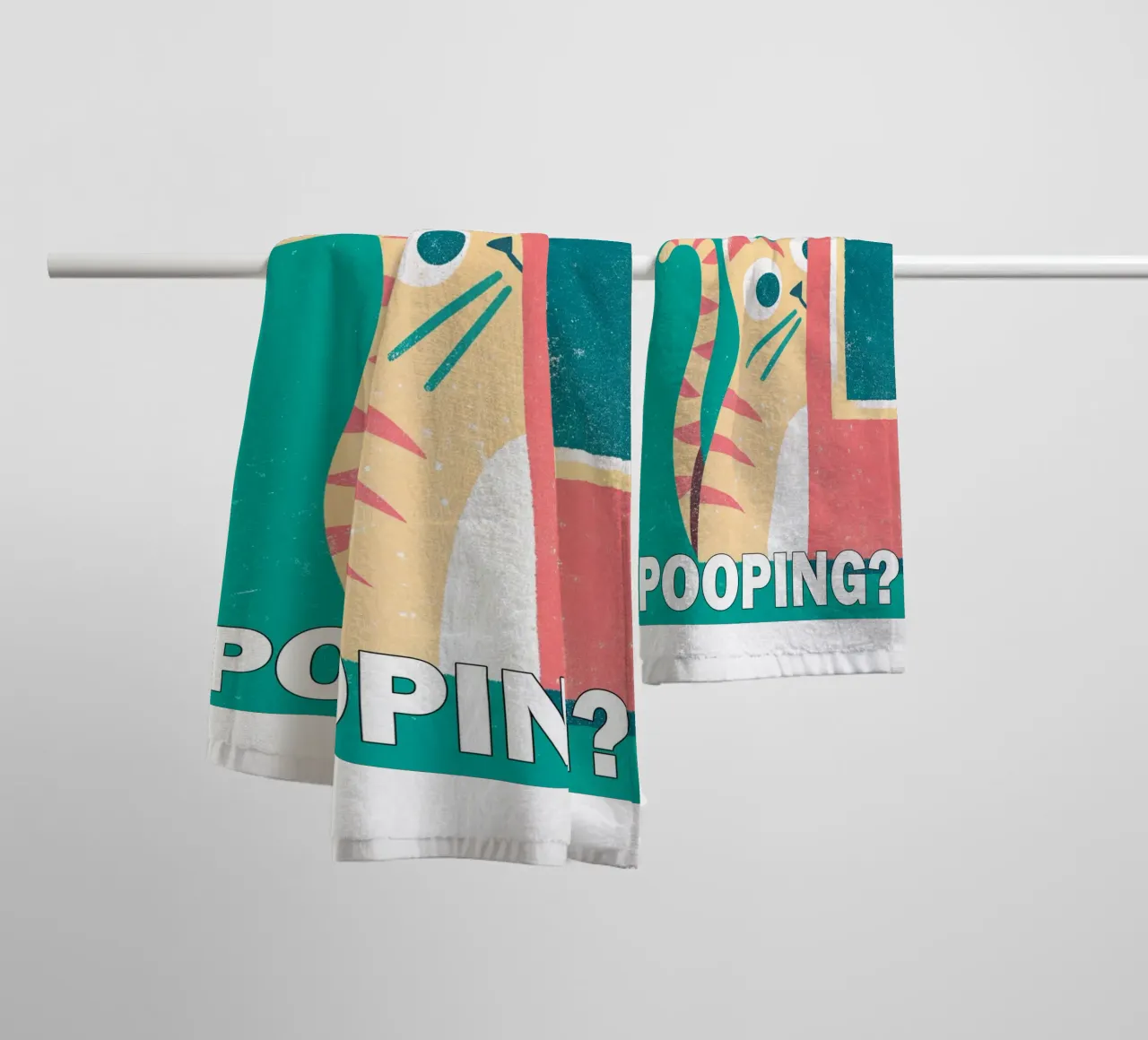 are you pooping cat towel by ralliness