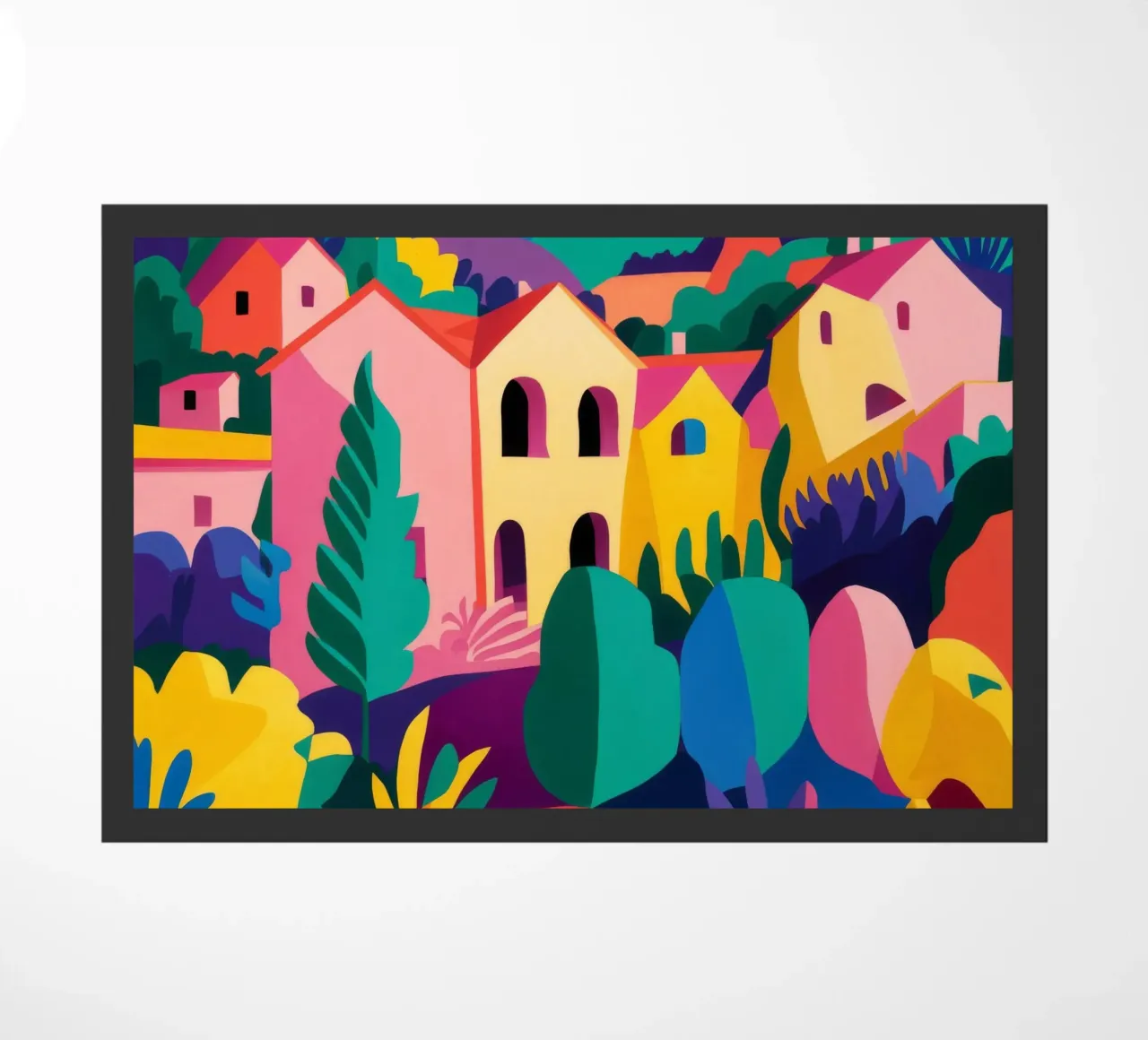 Mosaico del villaggio prismatico zerbino da Jasper Rune