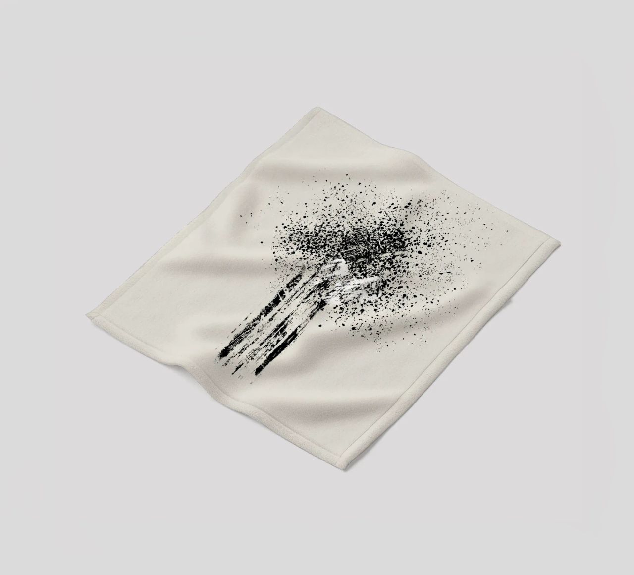 Modern and minimalist abstract with beige background coperta in pile da Imaginative
