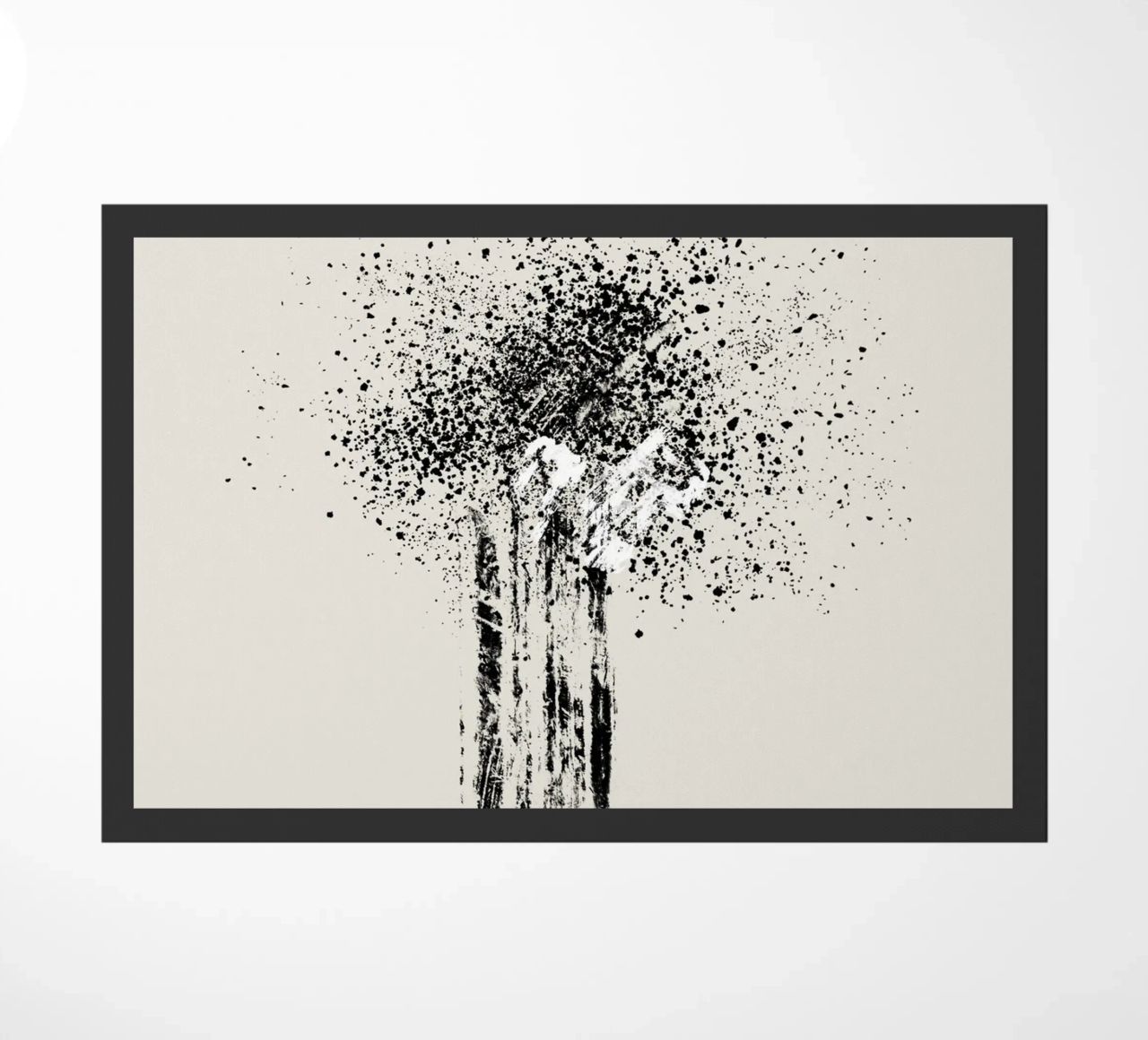 Modern and minimalist abstract with beige background zerbino da Imaginative