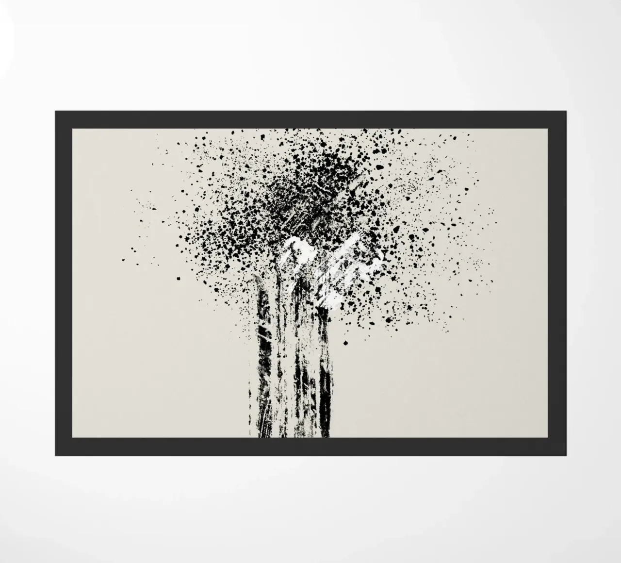Modern and minimalist abstract with beige background zerbino da Imaginative