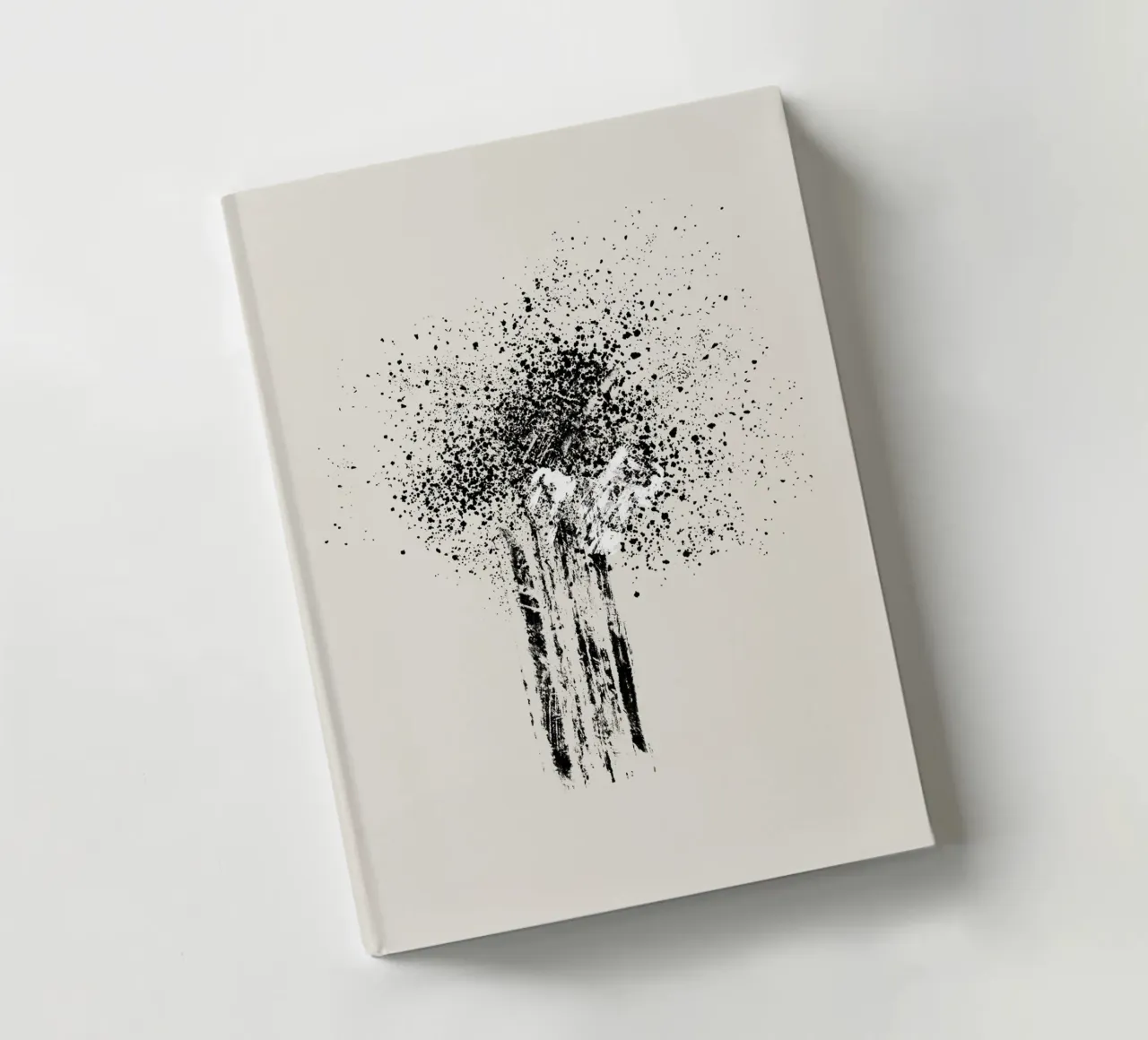 Modern and minimalist abstract with beige background diario da Imaginative