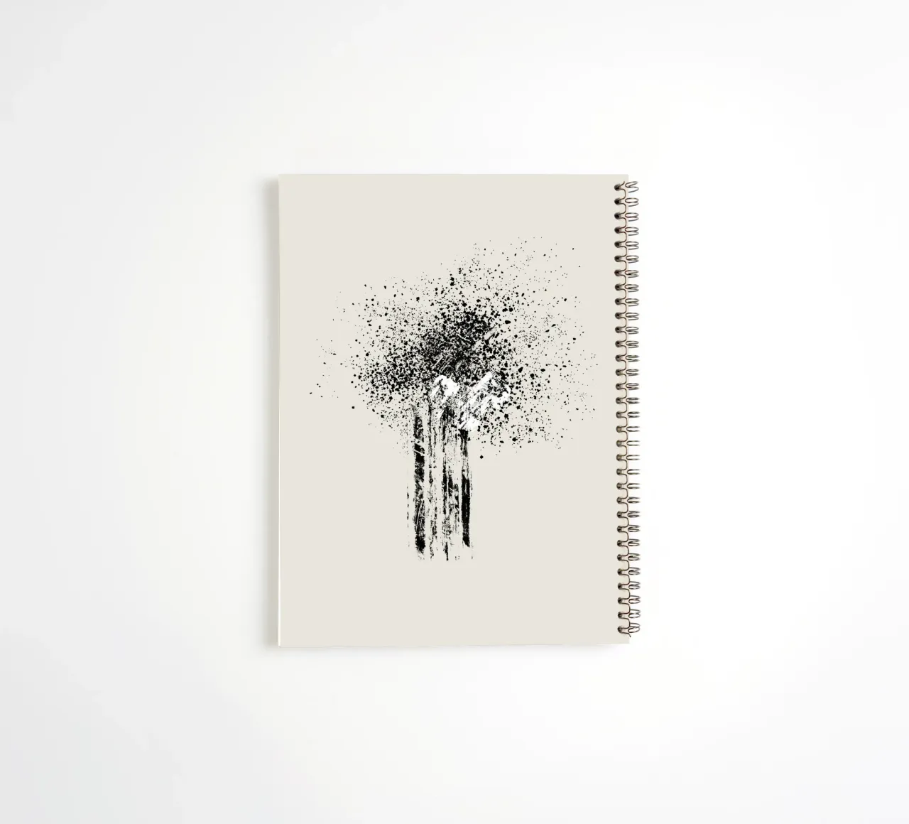 Modern and minimalist abstract with beige background diario ad anelli da Imaginative