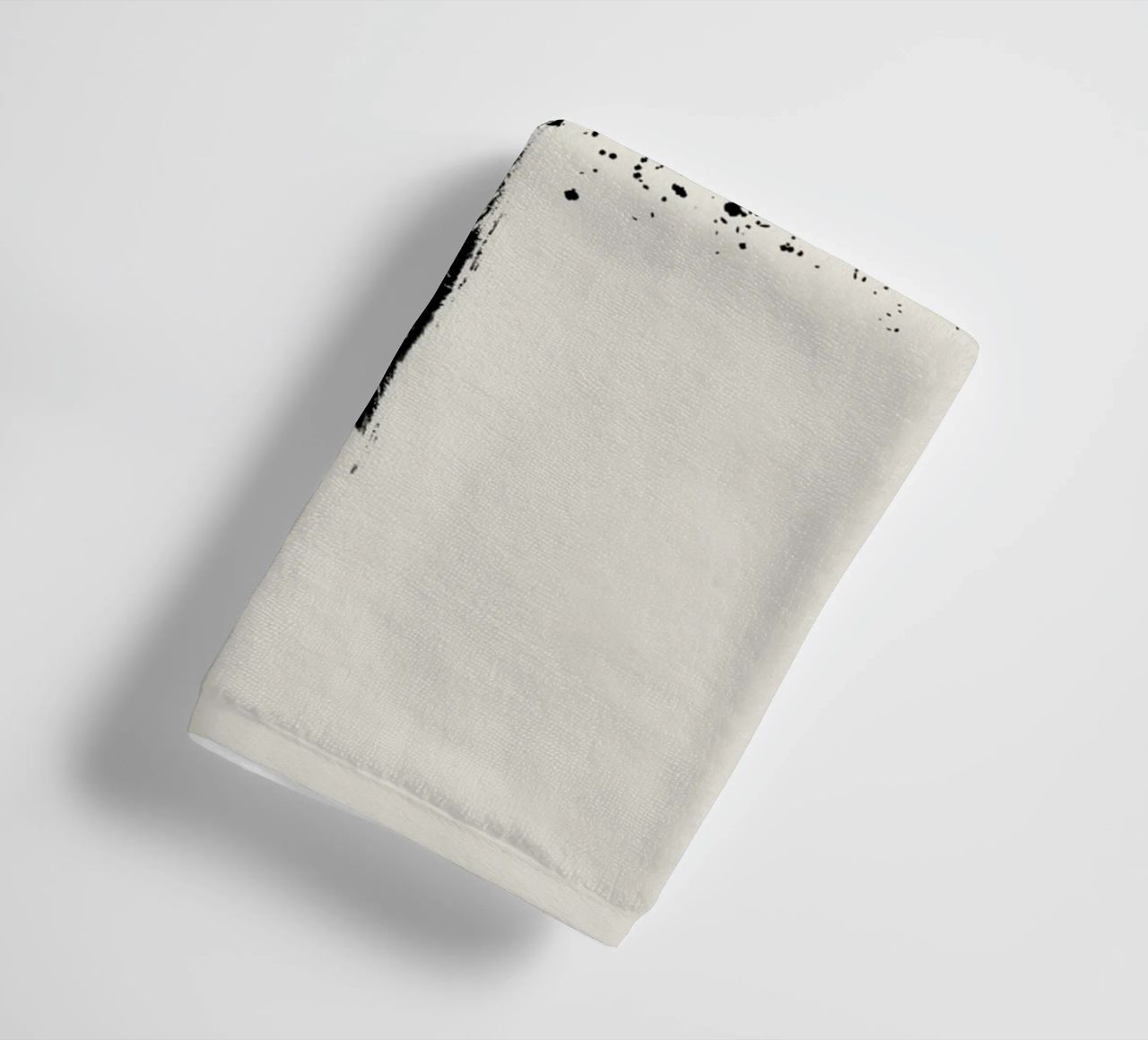 Modern and minimalist abstract with beige background asciugamano da bagno da Imaginative