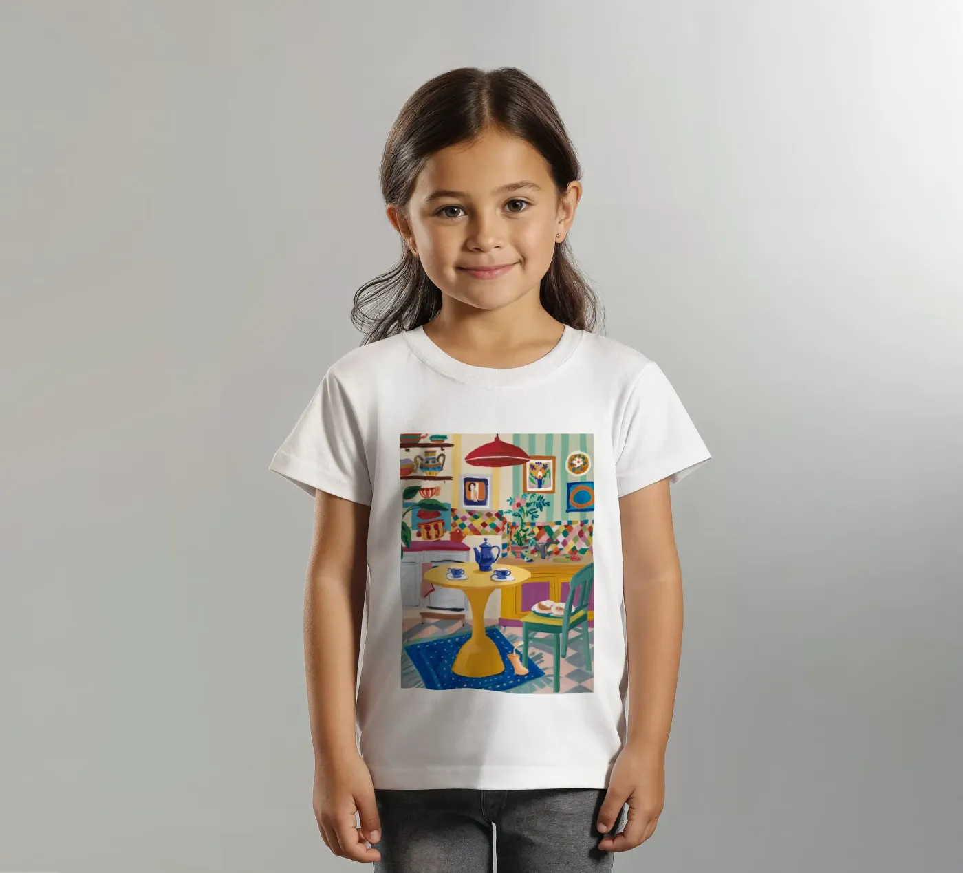Teatime Patchwork Joy t-shirt bambini da Aurora Muse