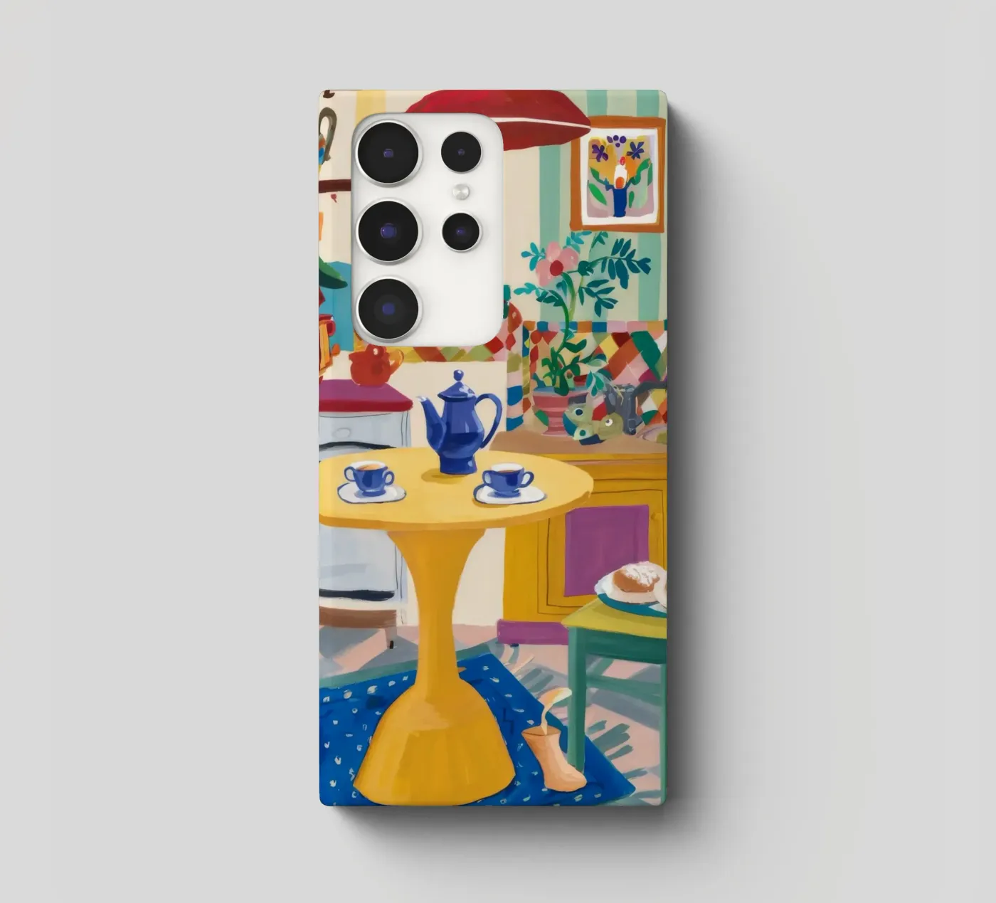 Gioia del Patchwork all'ora del tè cover samsung da Aurora Muse